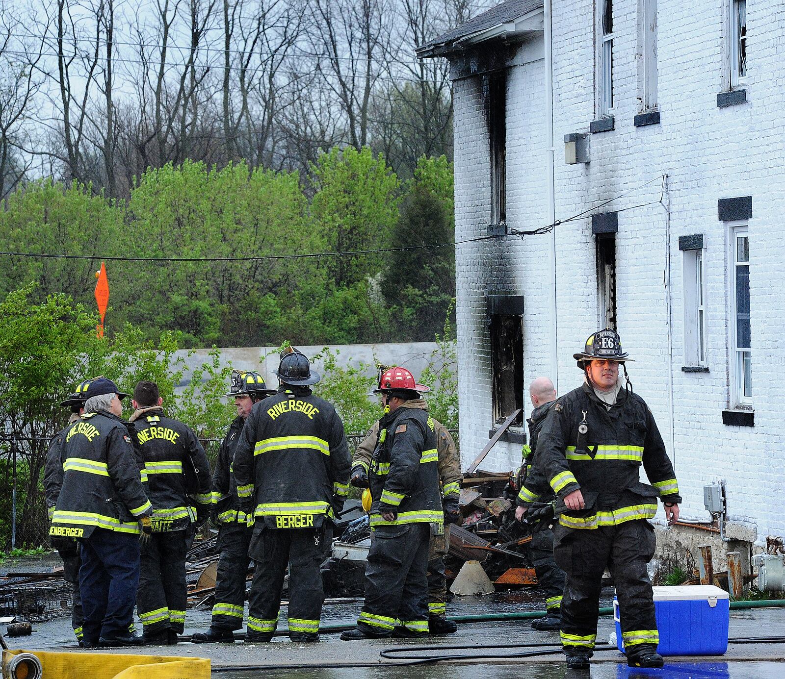 Riverside Fire Department was dispatched just before 6:30 a.m. Friday, April 12, 2024 to the 4400 block of Linden Avenue on reports of a house fire. MARSHALL GORBY\STAFF