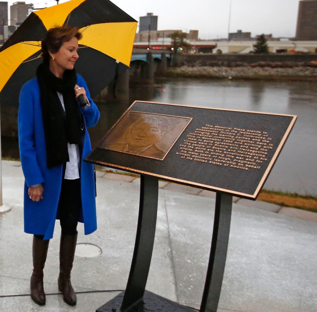 Holbrooke Plaza Dedicated Dayton Peace Accords