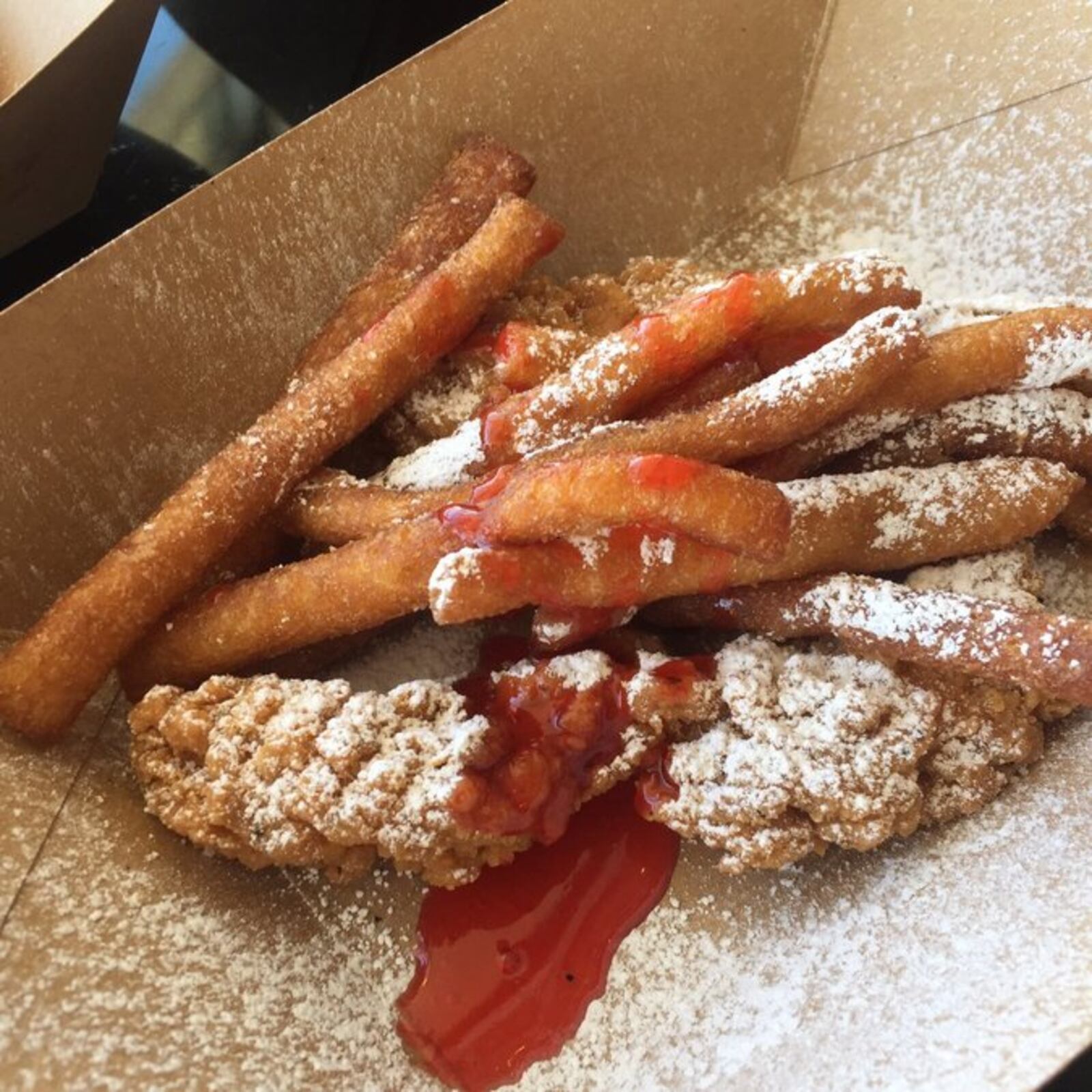 The Cherry Drizzle Chicken Basket. PHOTO: LIBBY CUNNINGHAM, WCPO.