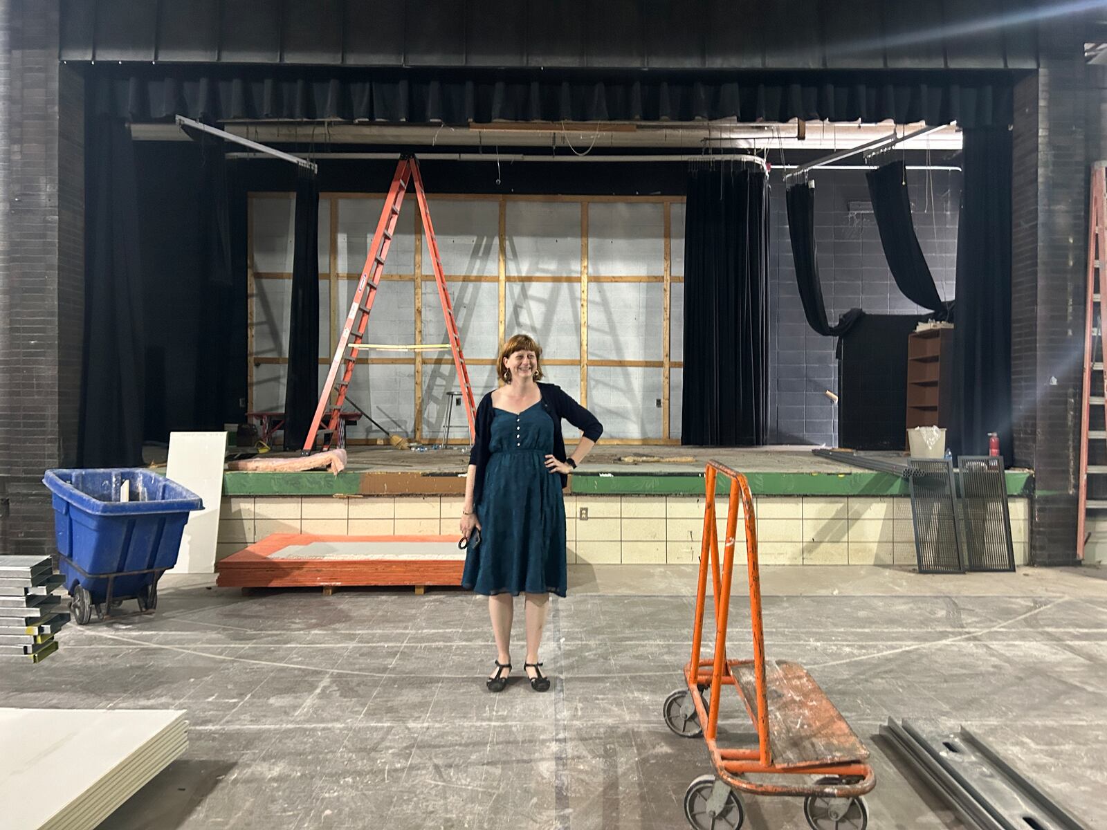 Shayna McConville has overseen Rosewood Arts Center's renovation, currently in the third and final phase of construction. Among the updates are a new theater.