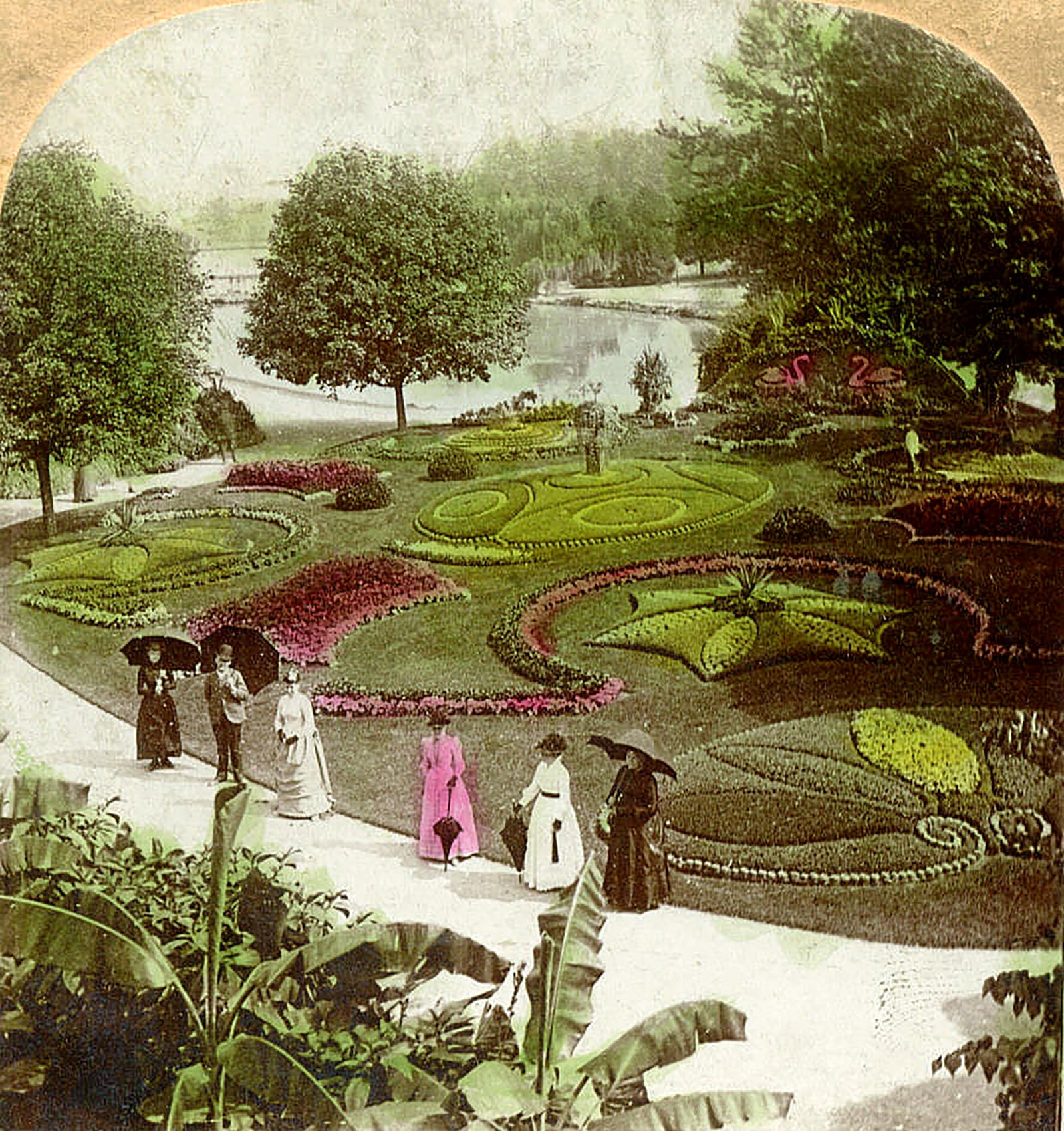 "The intricate flower garden, lovely grotto, beautiful lakes, splendid groves, and cultivated lawns were nationally recognized in "Harper's Weekly." PHOTO COURTESY OF THE DAYTON VA ARCHIVES