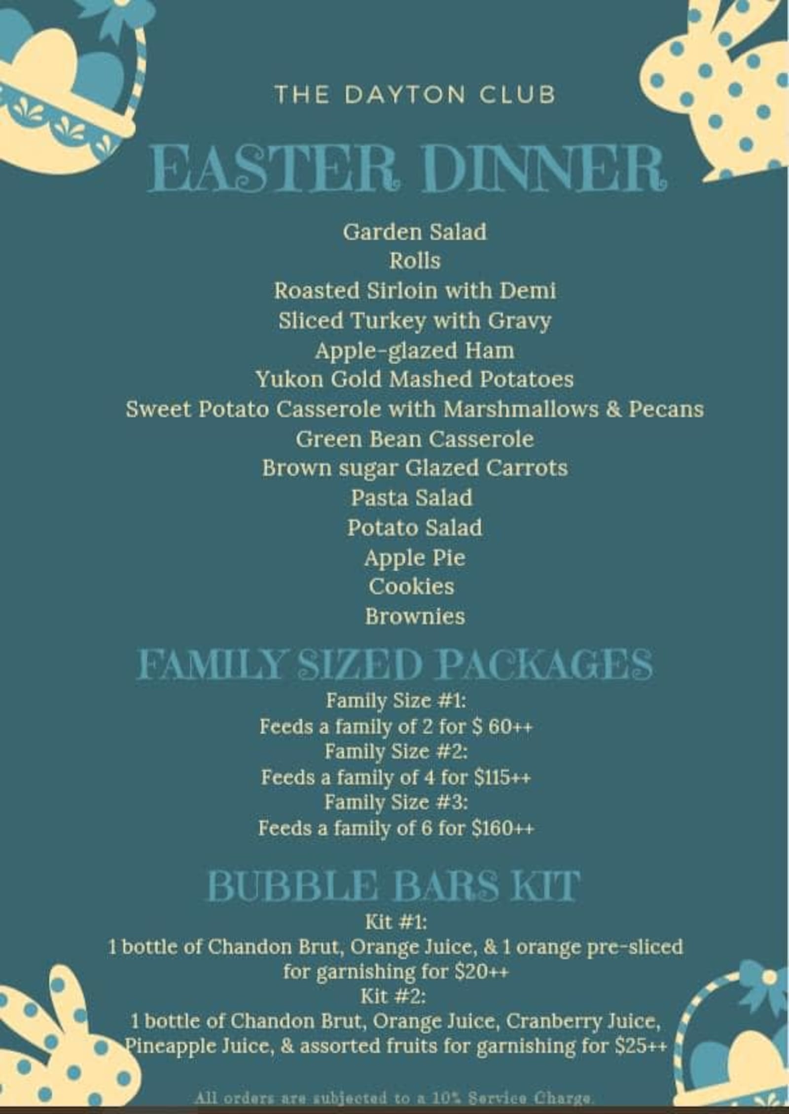 These are the Dayton-area restaurants and grocery stores offering Easter dinners amid the coronavirus pandemic.