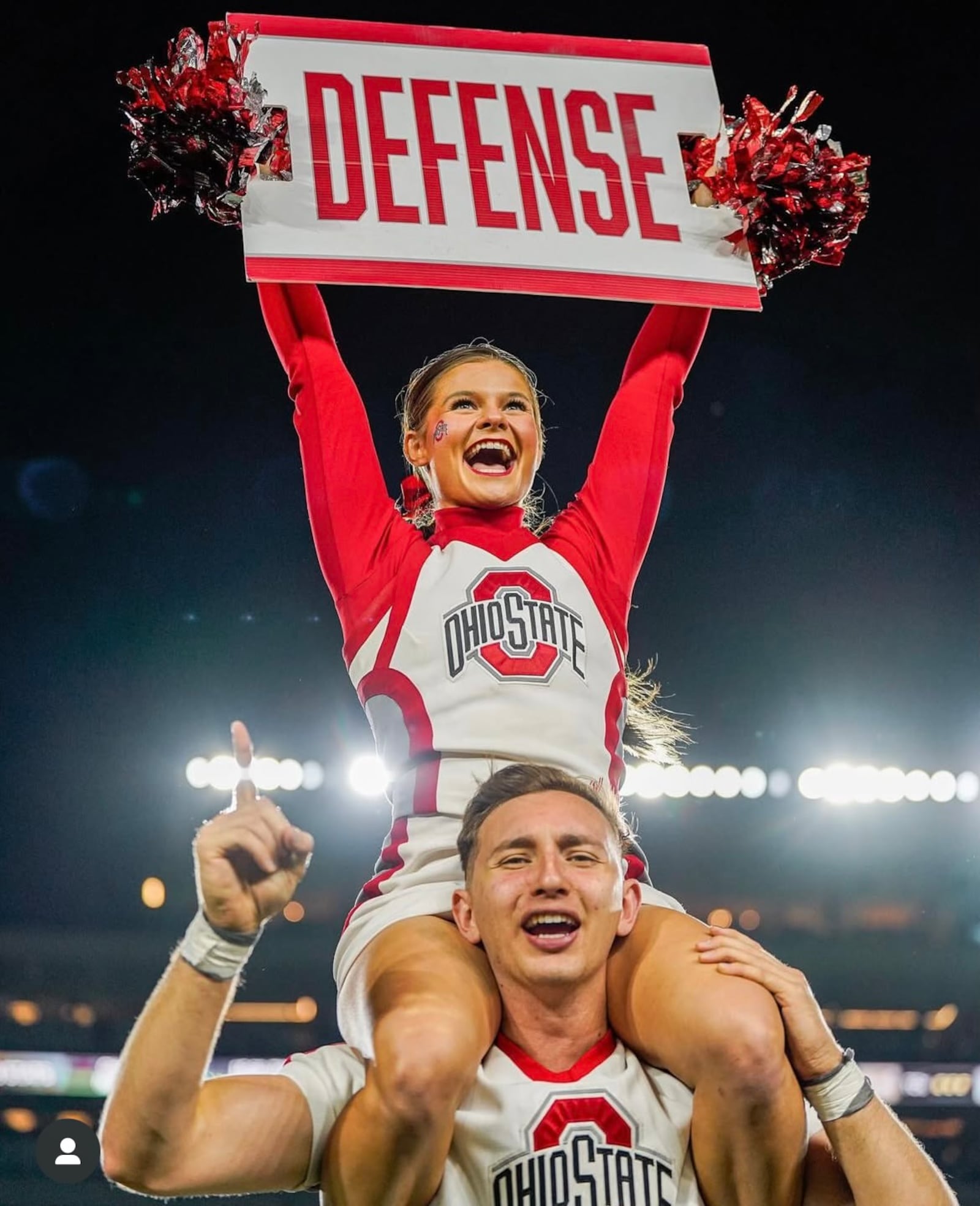 Ohio State cheerleader Marley Hosier is a Northwestern High School graduate. Photo courtesy slapshotsarah (Sarah Harris)