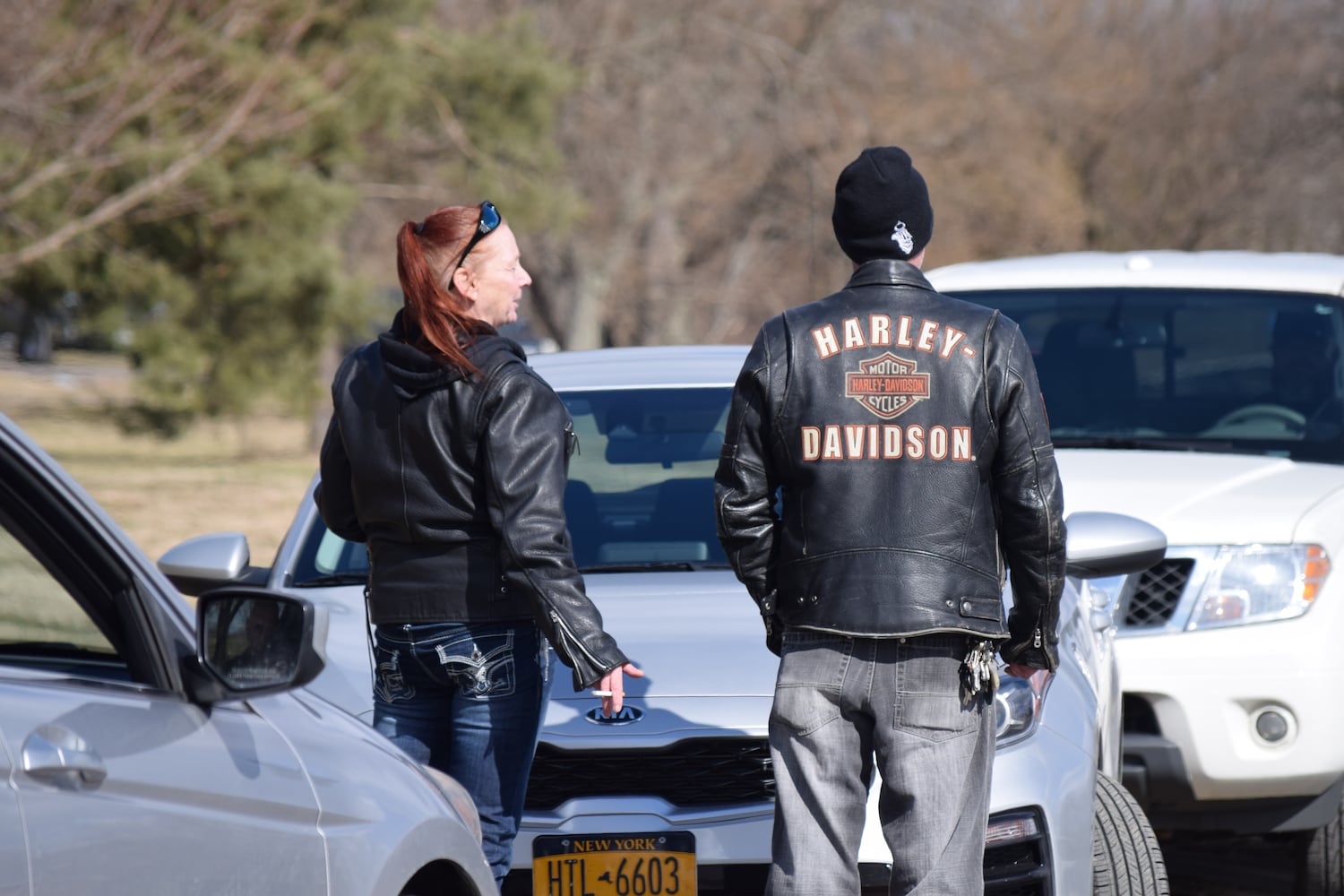 PHOTOS: Thousands of Outlaws attend motorcycle gang leaders funeral at Montgomery County Fairgrounds.