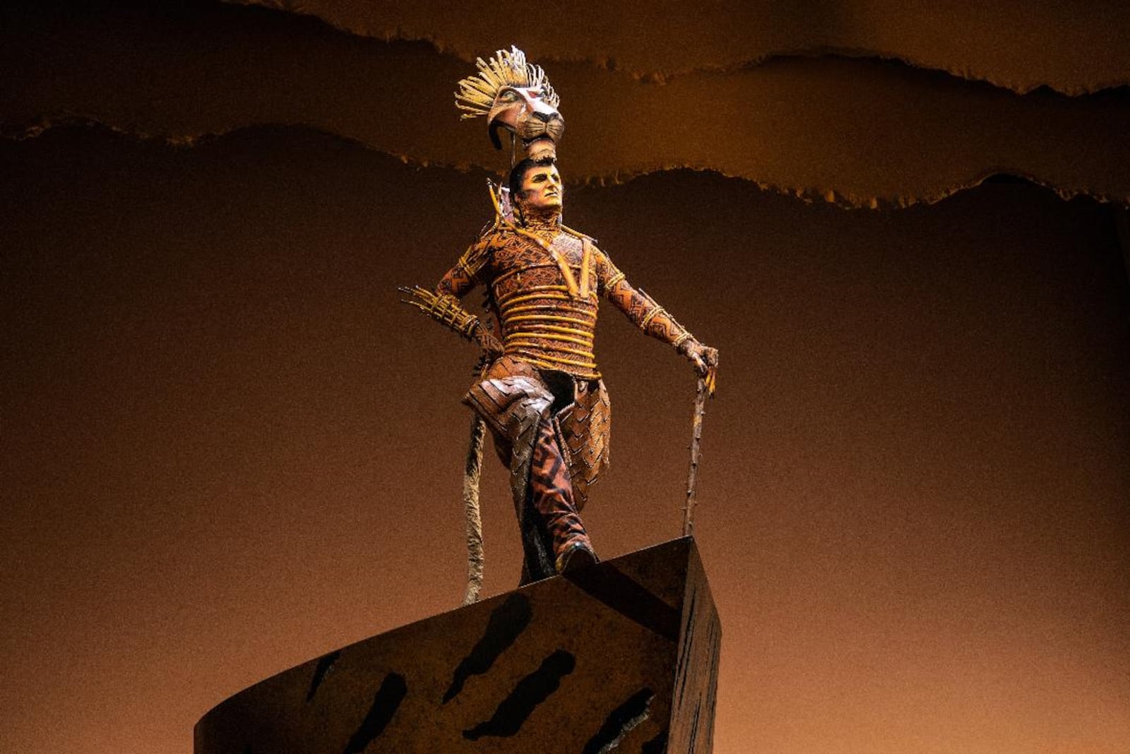 Peter Hargrave as Scar in the national tour of Disney's "The Lion King." CONTRIBUTED