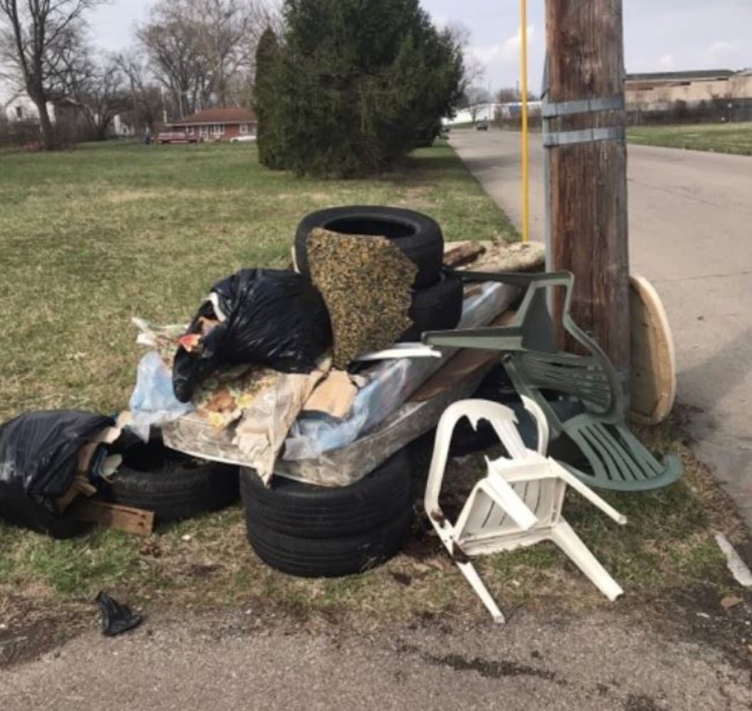 Old furniture pile