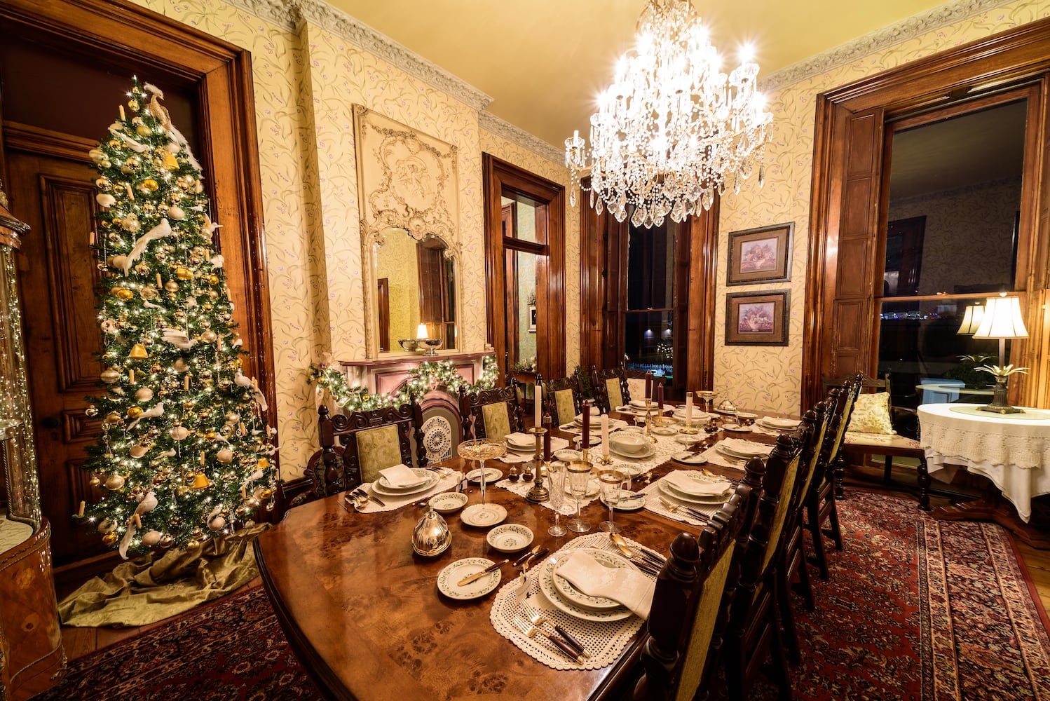 PHOTOS: The Bossler Mansion in St. Anne's Hill decked out for the holidays