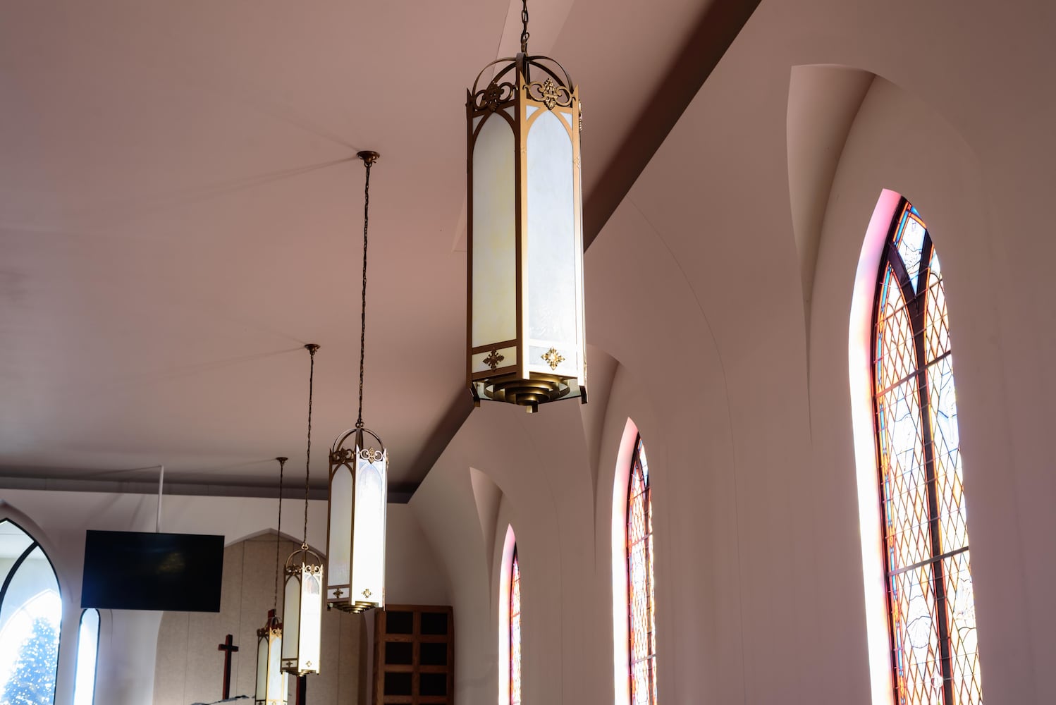 PHOTOS: A look inside Sulphur Grove Church in Huber Heights decorated for Christmas