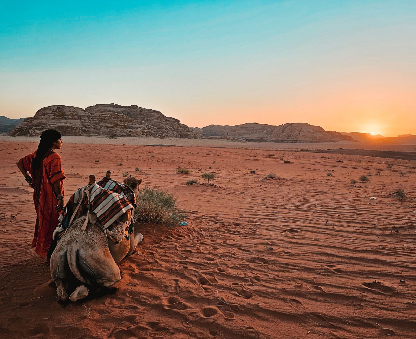 Xena Hatter, shown here as she traveled to the Wadi Rum desert in Jordan, will be part of the Art Central Foundation fundraiser “A Night in the Desert,” focusing on the country of Jordan. CONTRIBUTED