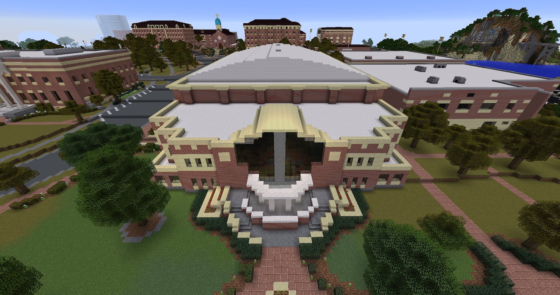 PHOTOS: Take a tour of the University of Dayton campus in Minecraft