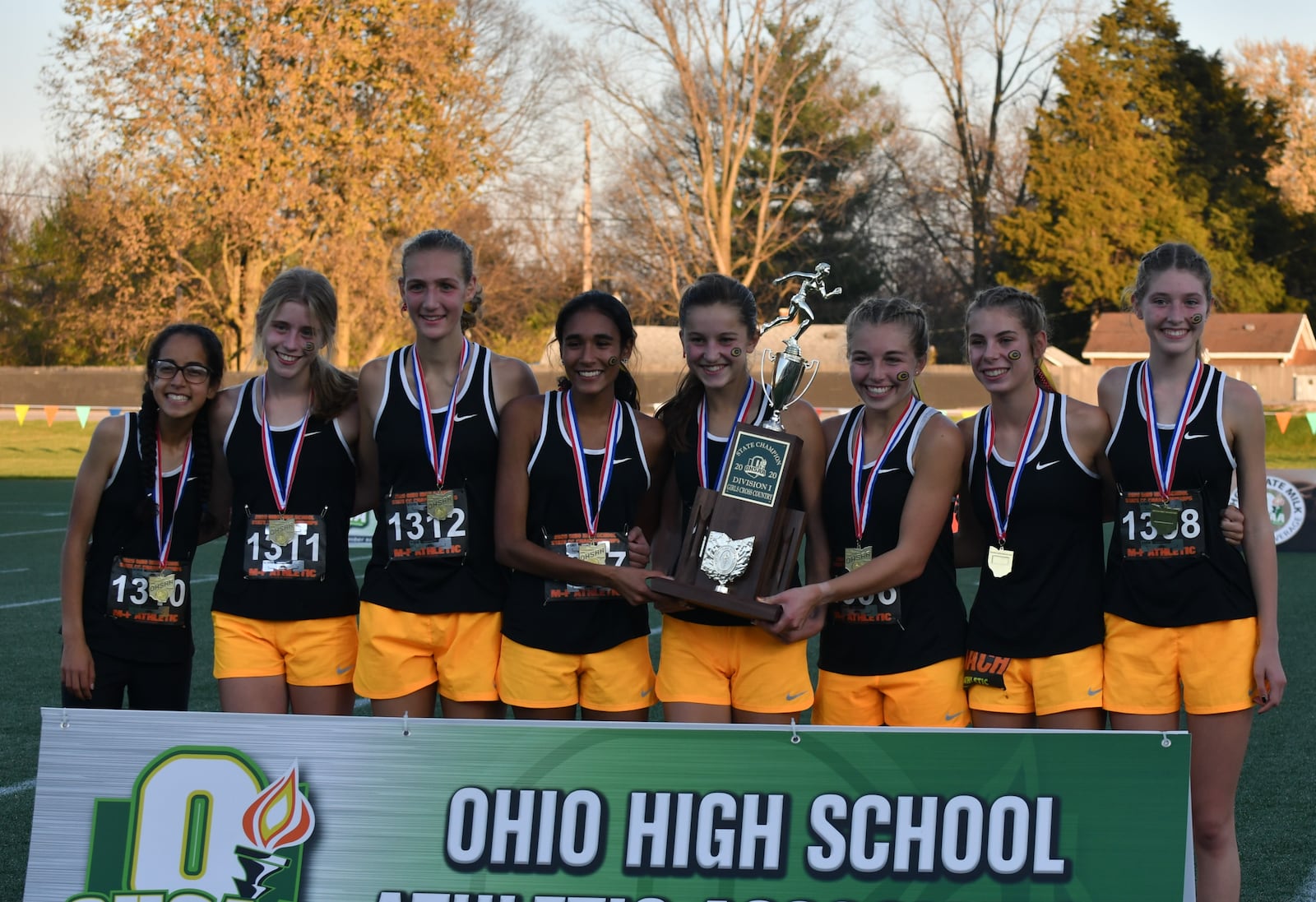 The Centerville Elks won their fifth Division I girls state cross country championship in seven seasons. Greg Billing/Contributed