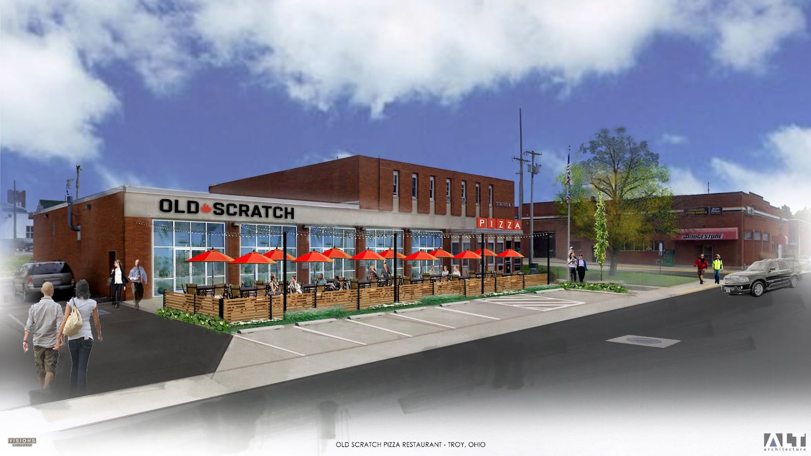 Old Scratch Pizza is expected to open a fourth location in the former Troy Fire Department by early summer of next year (CONTRIBUTED PHOTO).