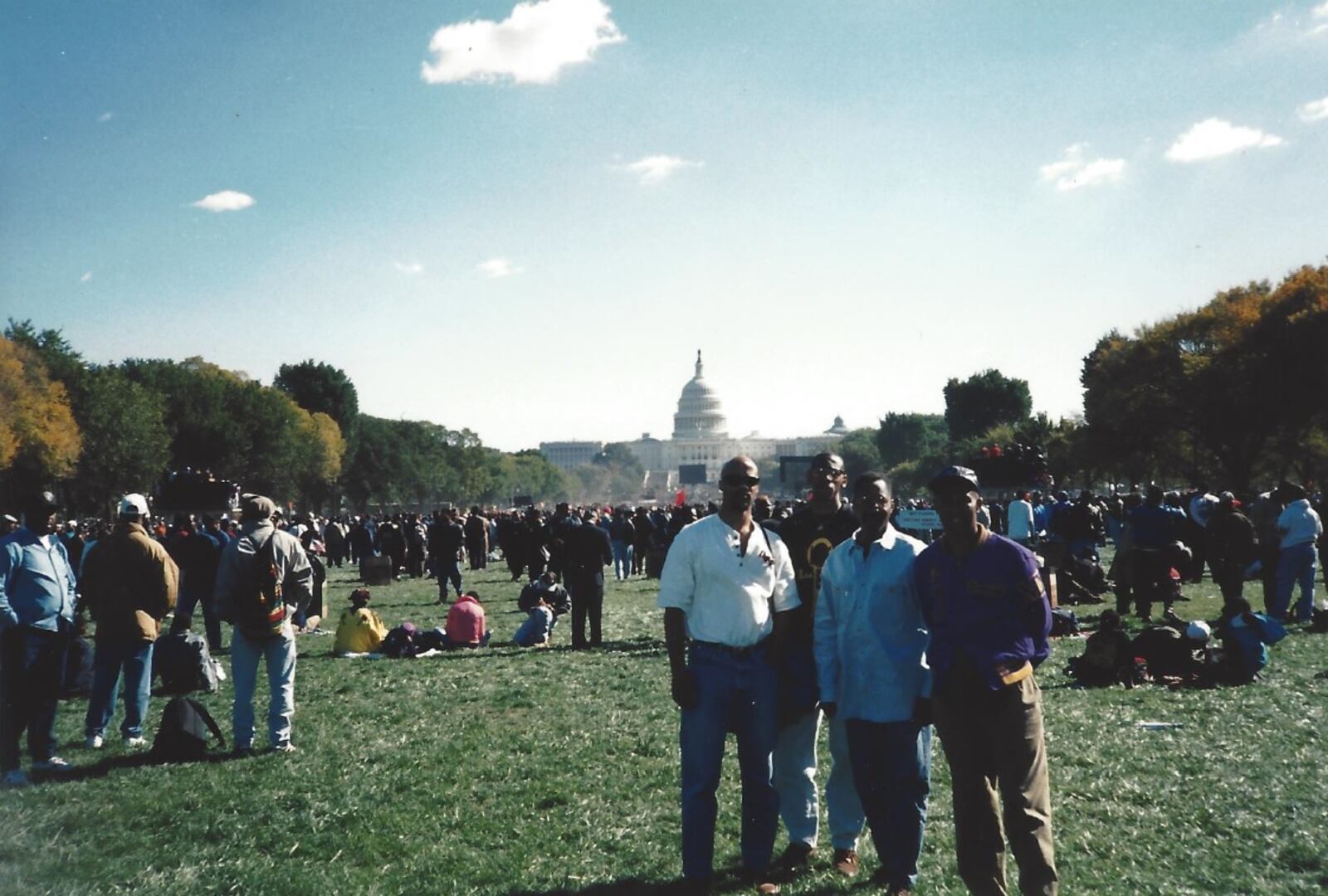 Participants from the Million Man March in Washington D.C.