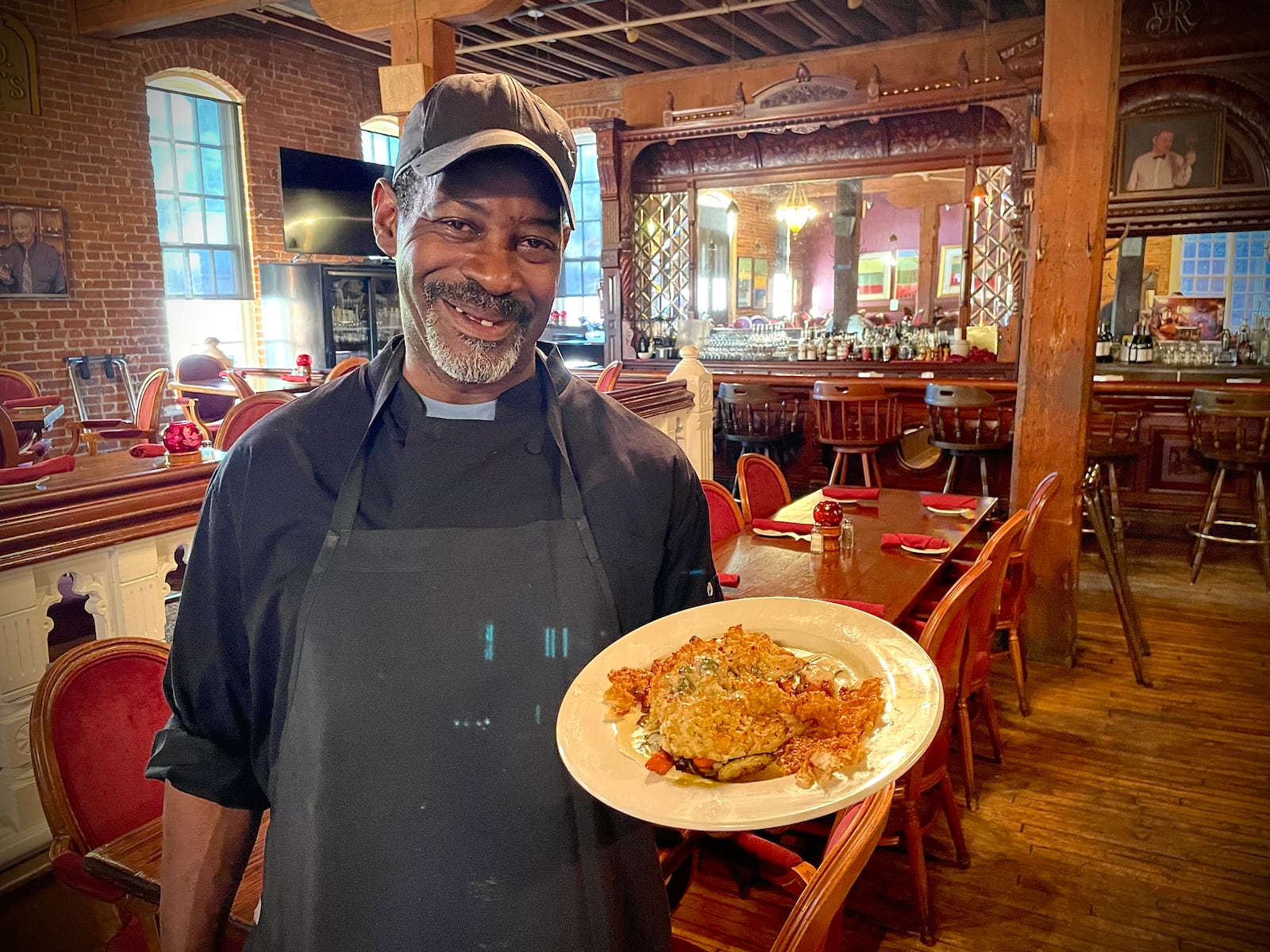 Nathaniel Young is the executive chef at Jay's Seafood in Dayton's Oregon District. NATALIE JONES/STAFF