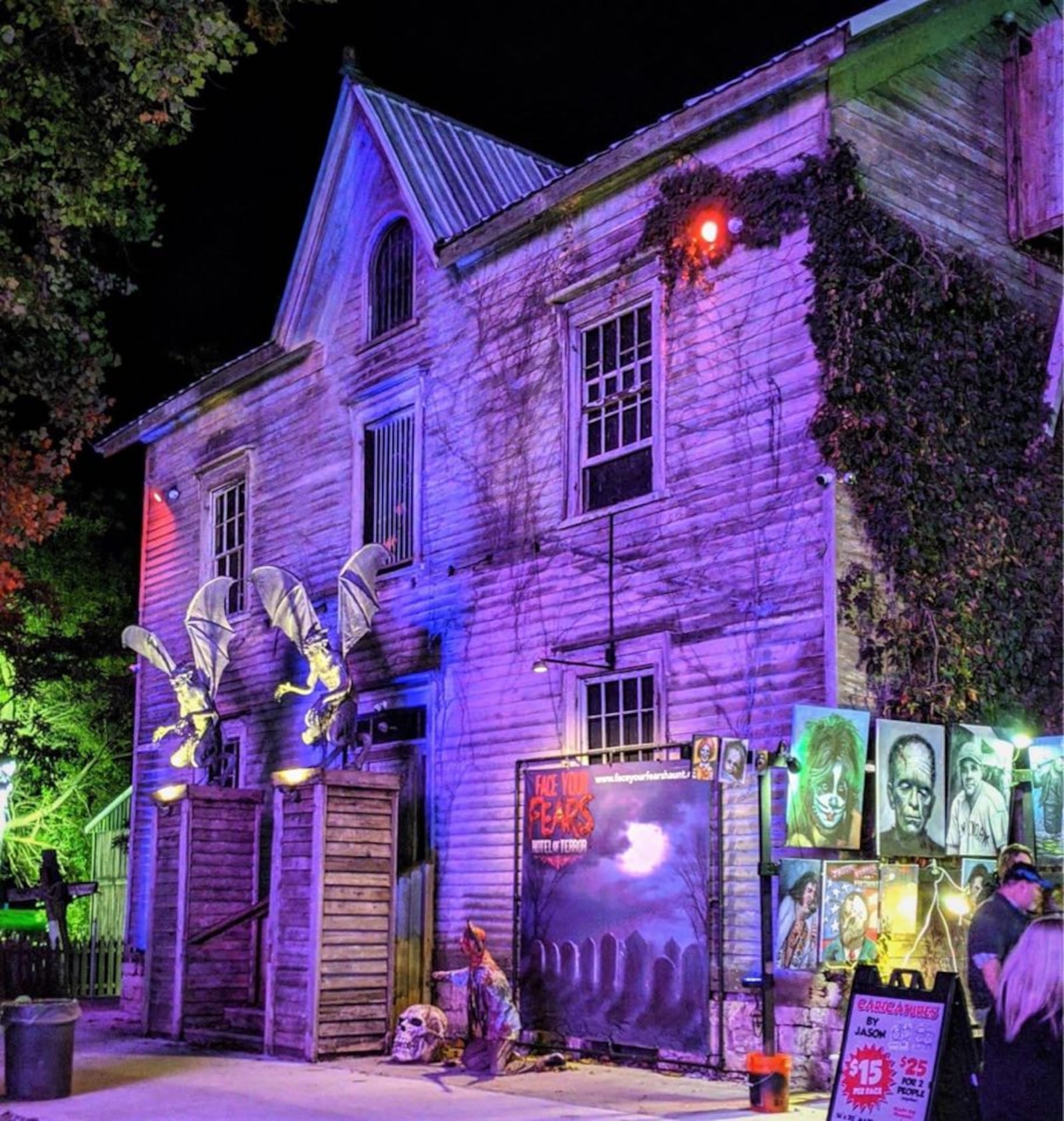 The Face Your Fears Hotel of Terror in Springfield is a four-story farmhouse that truly looks like a hotel from the 1850s. CONTRIBUTED