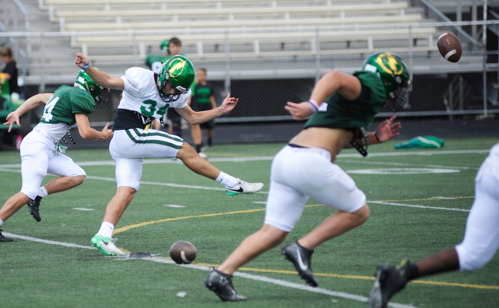 PHOTOS: Northmont Thunderbolts preseason football practice