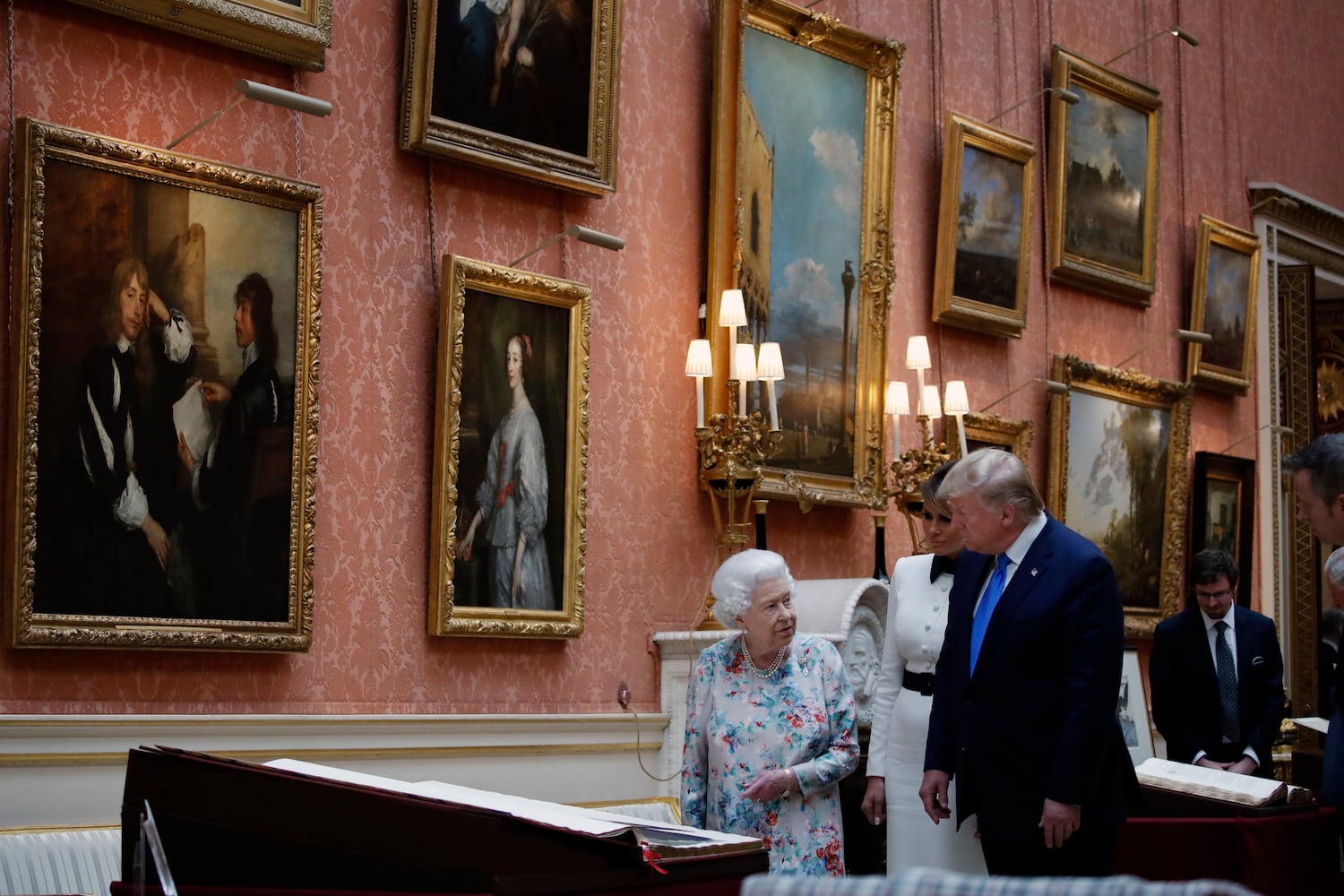 Photos: Trump arrives in United Kingdom for 3-day state visit