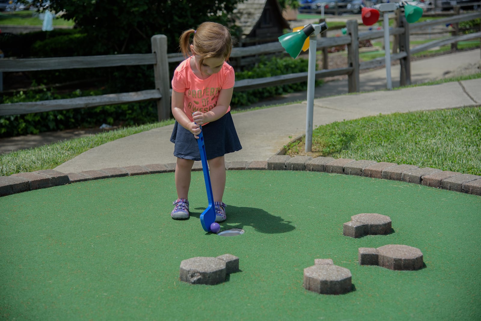 Young’s Jersey Dairy hosts an annual celebration each Memorial Day. Guests spent the days enjoying ice cream, miniature golf, the driving range, batting cages, slides and carnival rides. PHOTO / TOM GILLIAM PHOTOGRAPHY