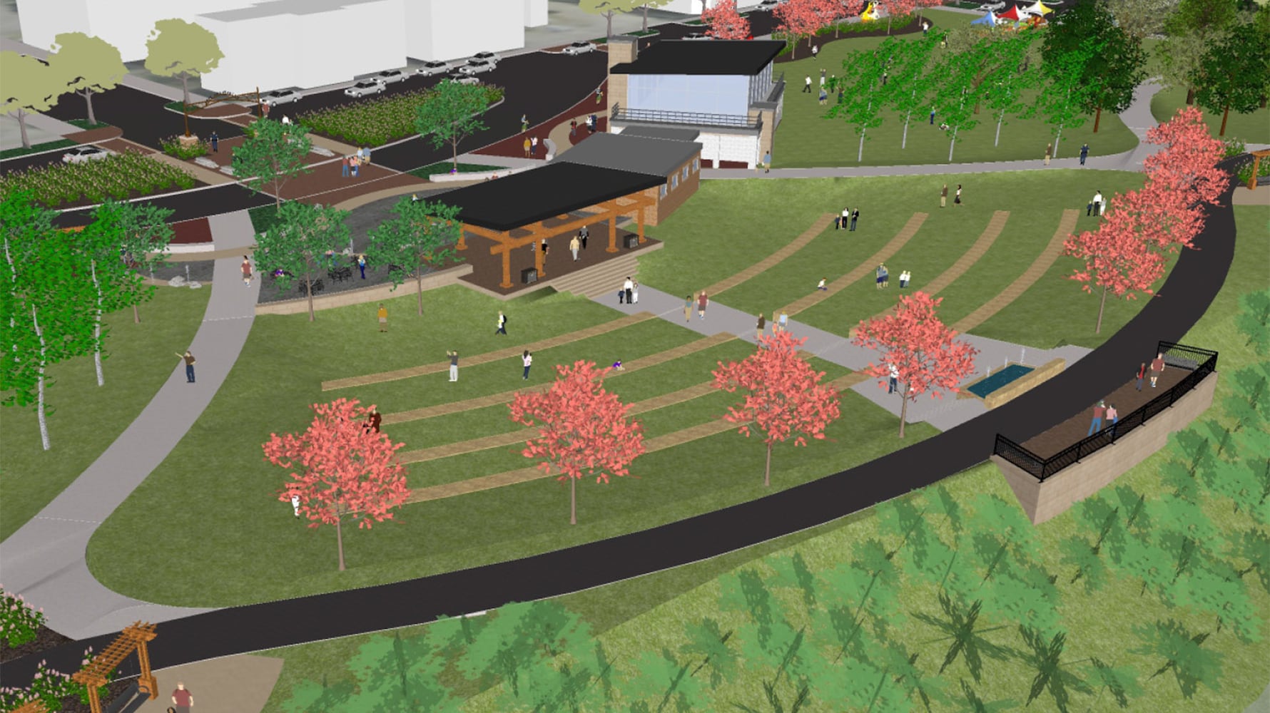 Miamisburg  Riverfront Park plans