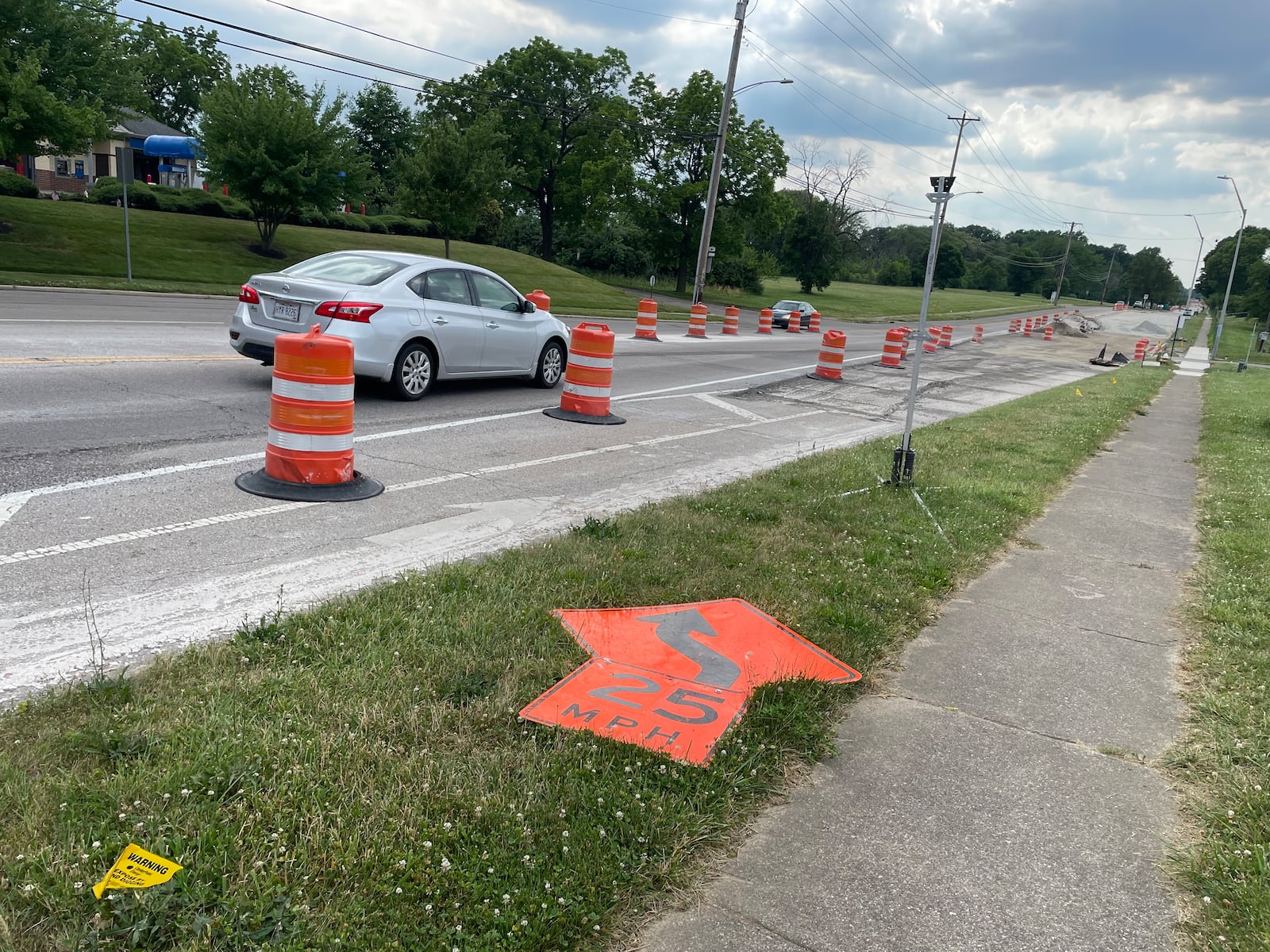 Alternate routes are suggested for drivers who commonly use Forrer Boulevard, seen here, and Smithville Road, as the intersecting streets will likely have simultaneous lane closures this summer, according to Kettering officials. NICK BLIZZARD/STAFF