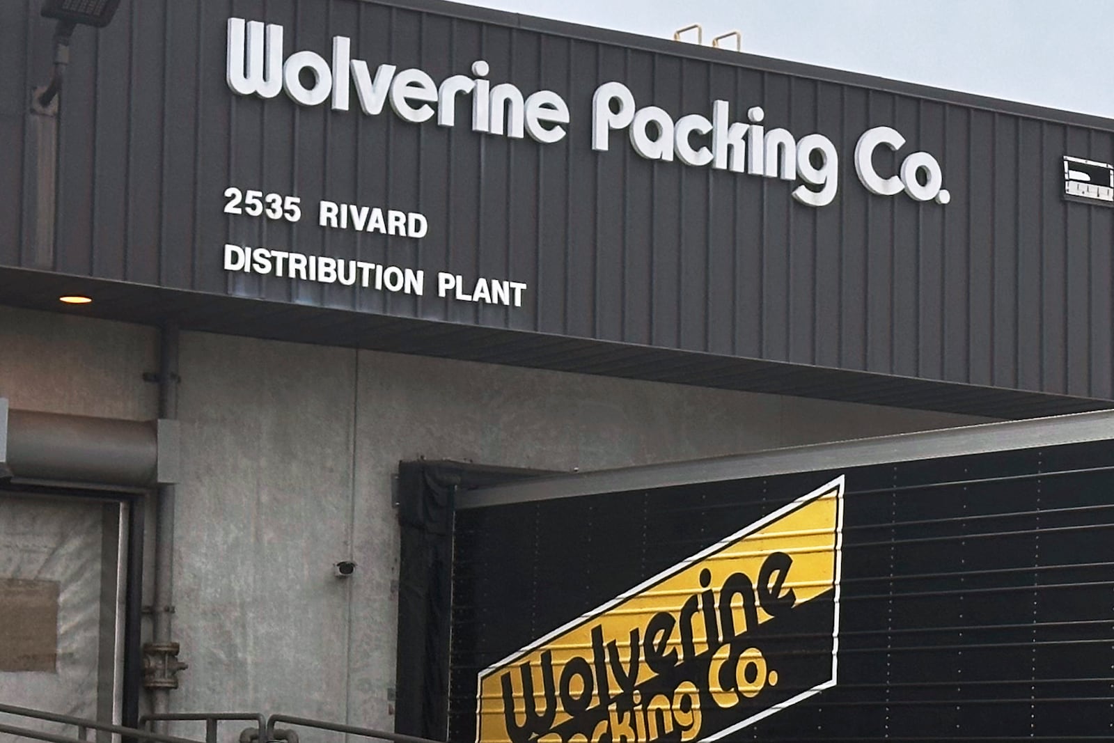 The Wolverine Packing Co. in Detroit, shown Friday, Nov. 22, 2204, recalled ground beef this week after Minnesota authorities said a sample tested positive for E. coli. (AP Photo/Ed White)