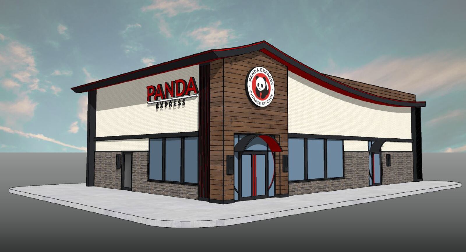 Panda Express will construct a new 2,600-square-foot location at 1035 Miamisburg Centerville Road in Washington Twp. on a property formerly occupied by a bank. The new location will feature the restaurant chain's new prototype design. CONTRIBUTED