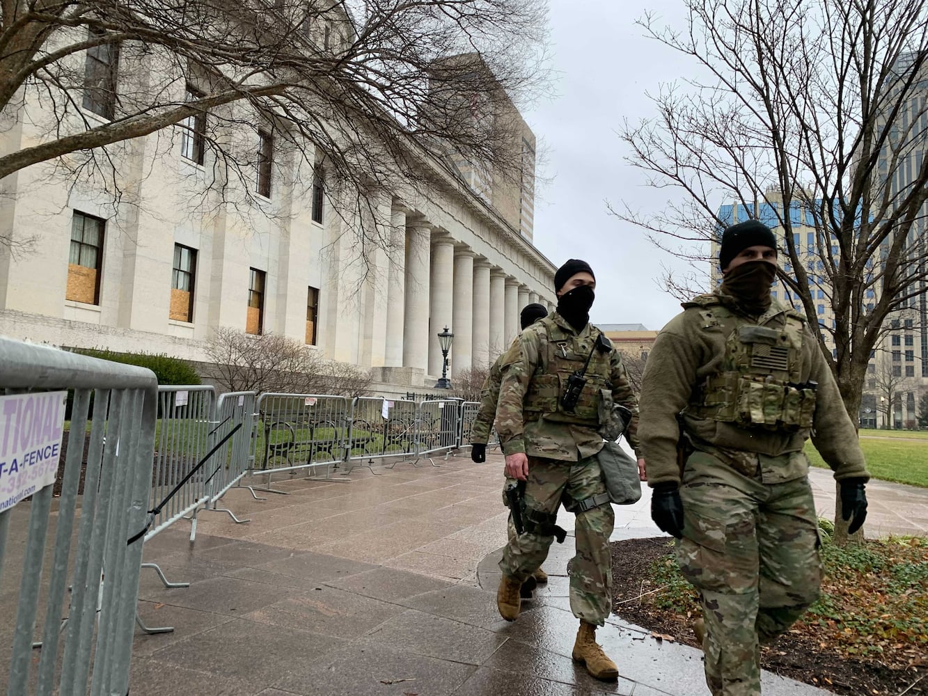 PHOTOS: Ohio prepares for statehouse protest