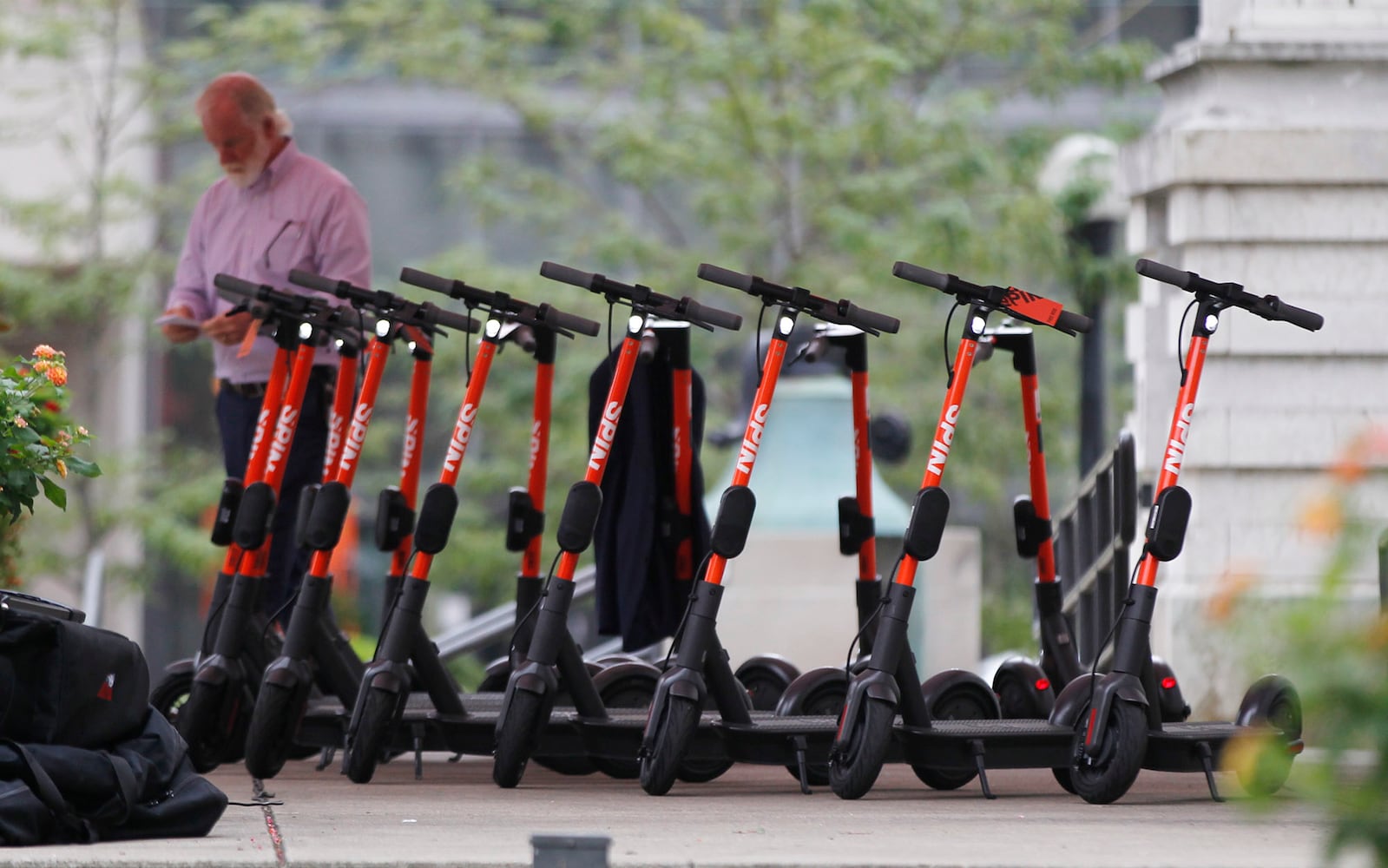 PHOTOS: Scooters hit the streets of downtown Dayton