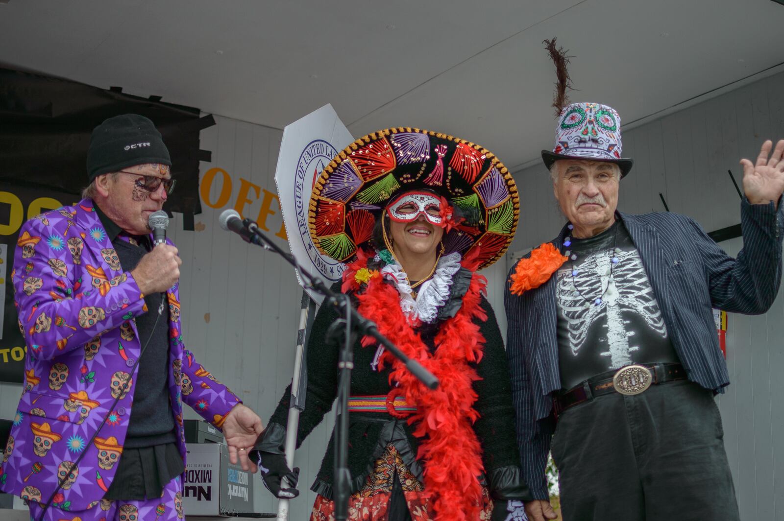 Crazy face paint, gorgeous clothing, a parade and more were part of the Dia de los Muertos Dayton 2017 celebration that kicked off at the Yellow Cab Building in Dayton on Sunday, Oct. 29, 2017.