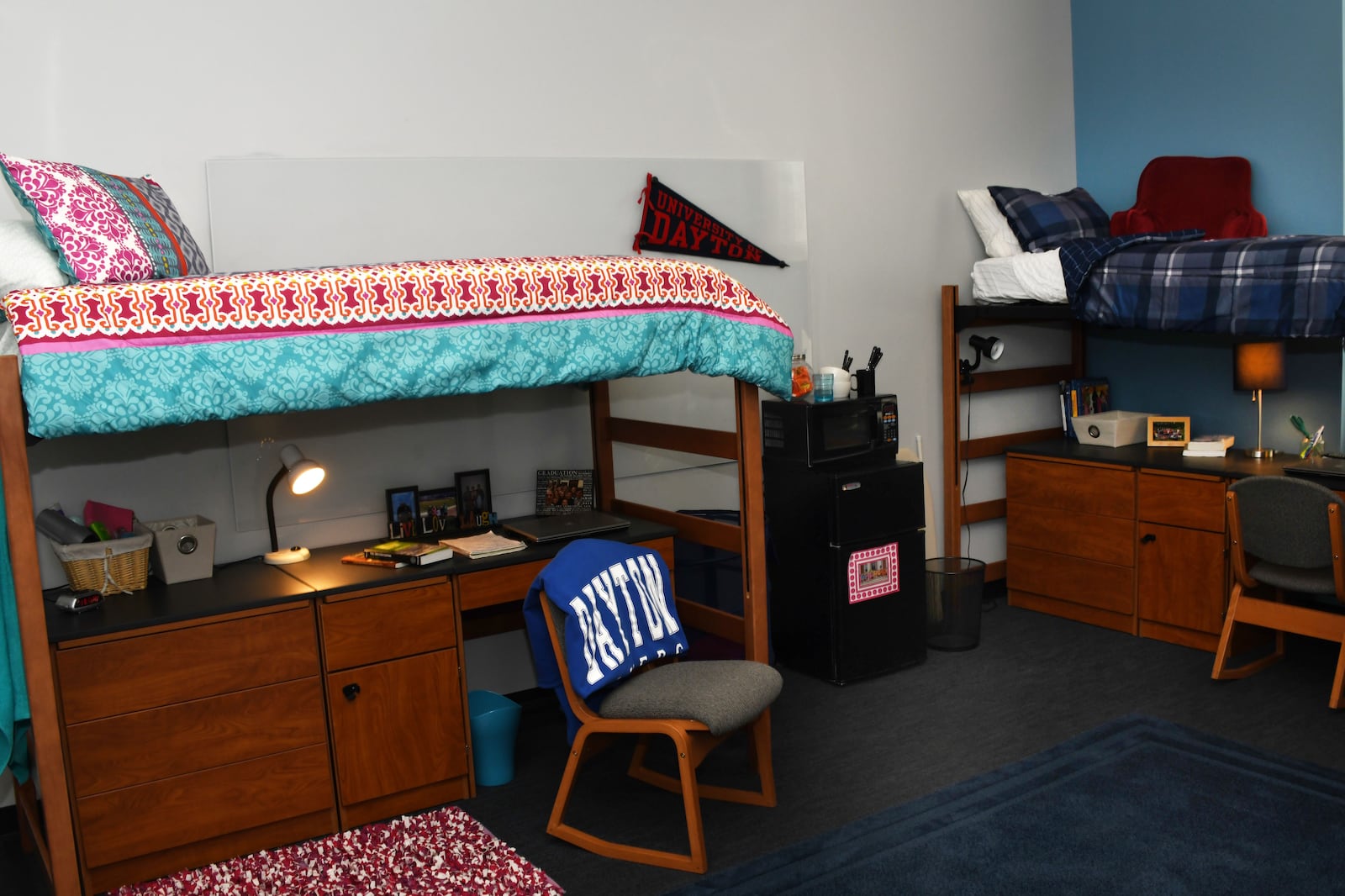 UD turned a conference room into a dorm for prospective families. CONTRIBUTED