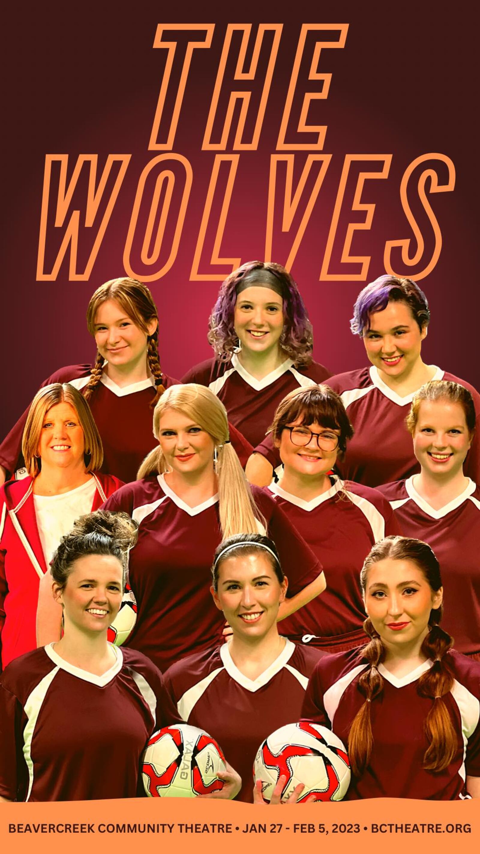 Beavercreek Community Theatre's production of "The Wolves" continues through Feb. 5. CONTRIBUTED