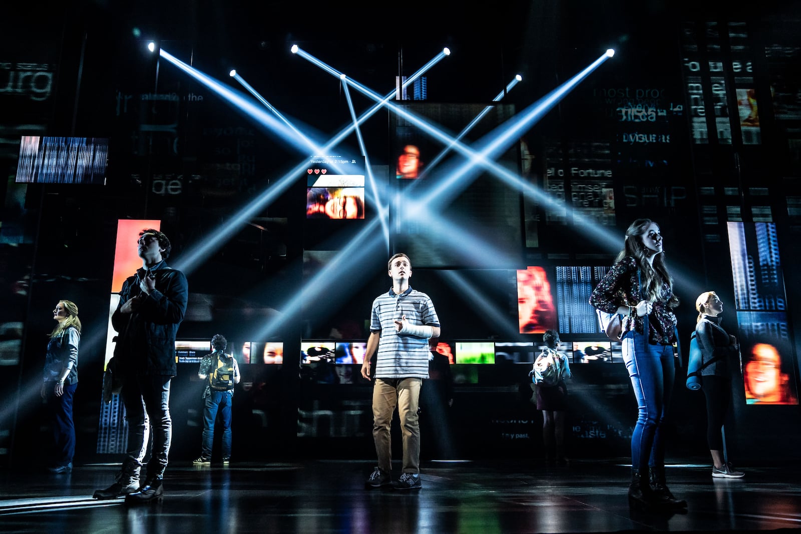 Stephen Christopher Anthony as Evan Hansen and the North American Tour of "Dear Evan Hansen."