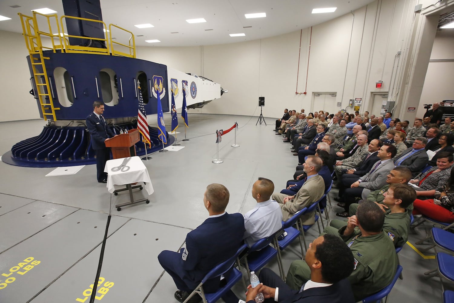 World’s most advanced centrifuge now spinning fighting pilots at Wright-Patt