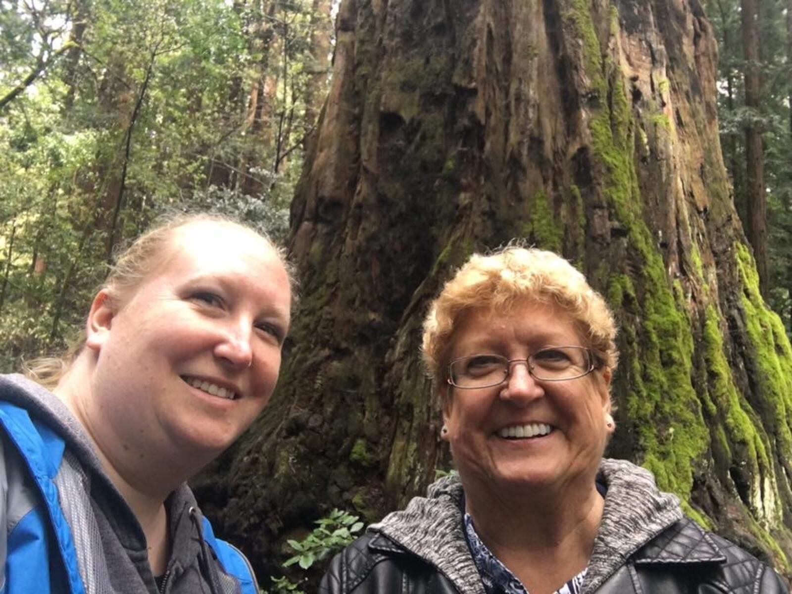 Reporter Katie Wedell and her mother Jackie Wedell.