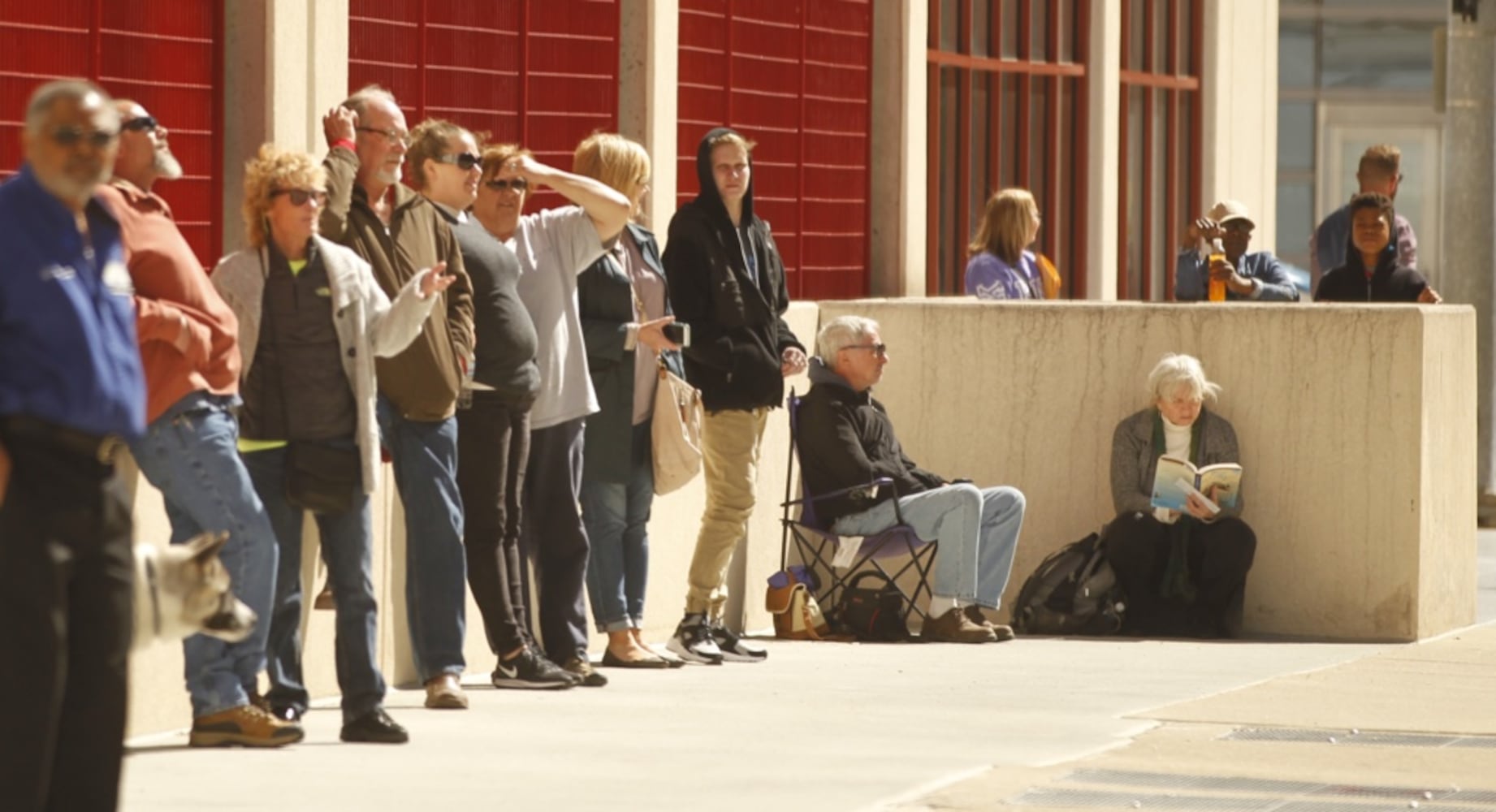 Production of Robert Redford movie in Dayton on May 2, 2017