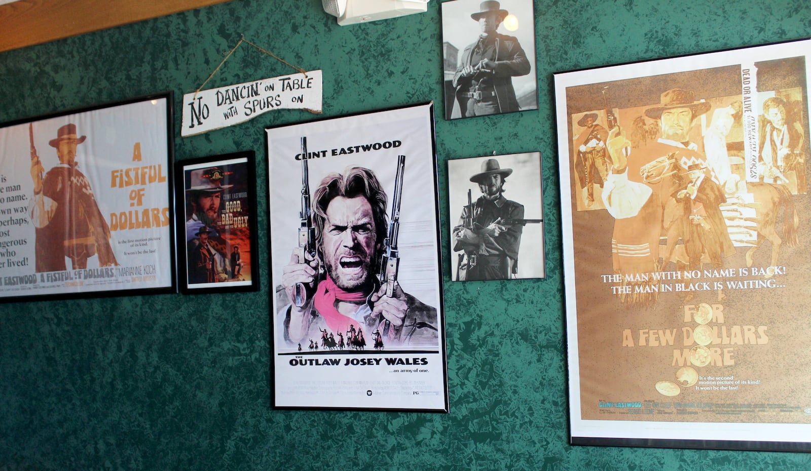 Dave "No Name Cowboy" Buehrle opened No Name Cowboy beef jerky store in 2011 with his late wife, Mary.  The Washington Twp. store is decorated in posters of cowboy movies, The Second Amendment and the Declaration of Independence.  A print hang on the wall of Dave and Mary in western wear.