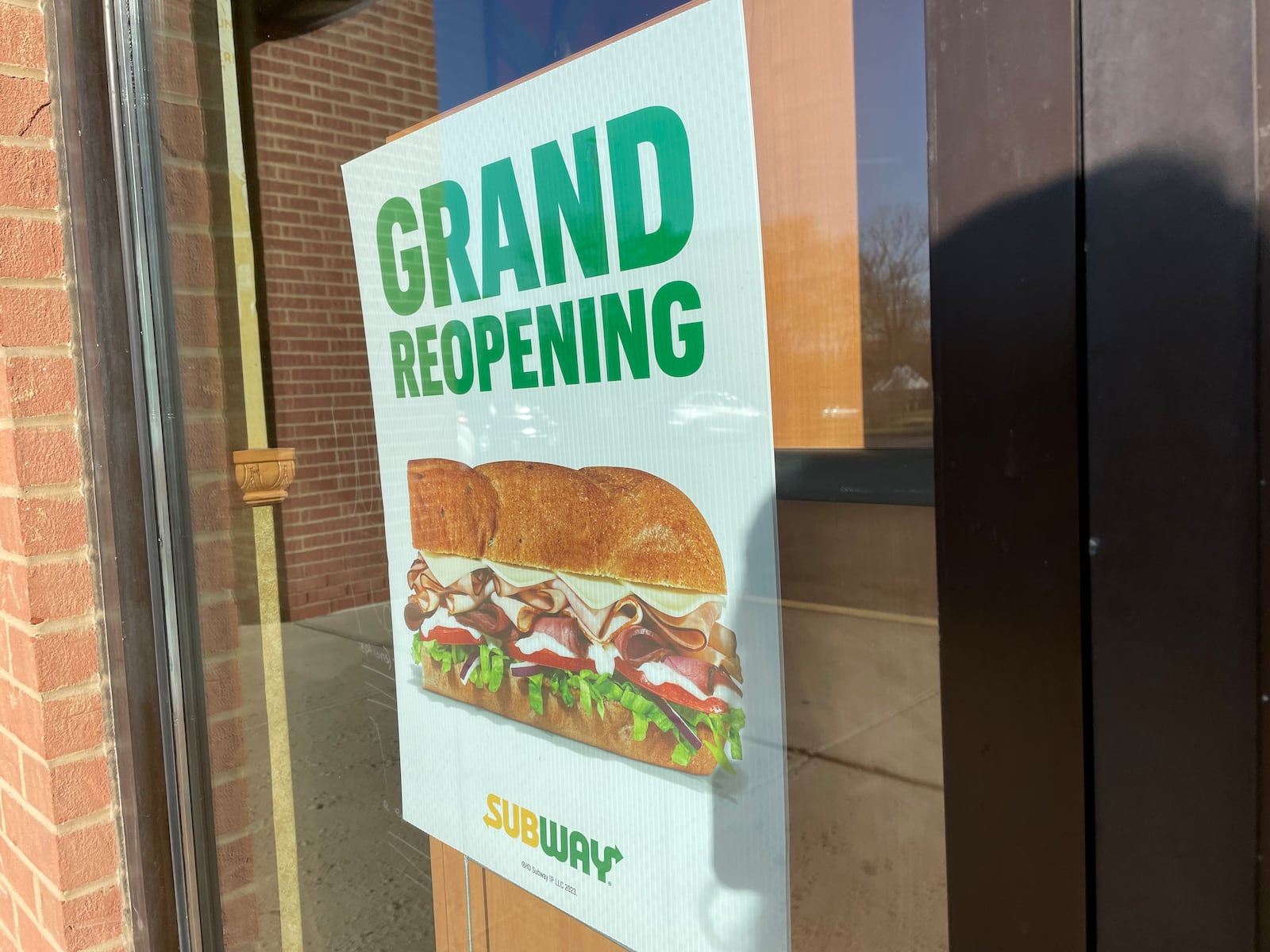 The Subway restaurant, located at 175 E. Alex Bell Road Suite 256 in Centerville’s Cross Pointe Shopping Center, has reopened under new ownership. NATALIE JONES/STAFF