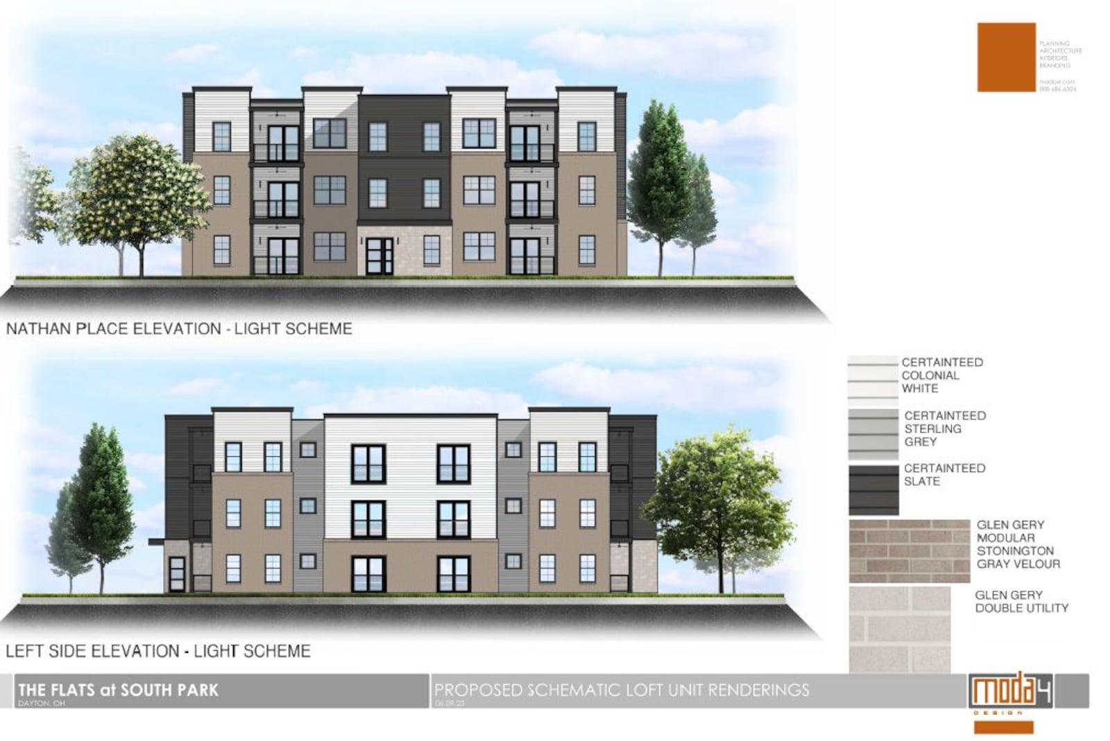 A rendering of new proposed flats or loft buildings for South Park. CONTRIBUTED