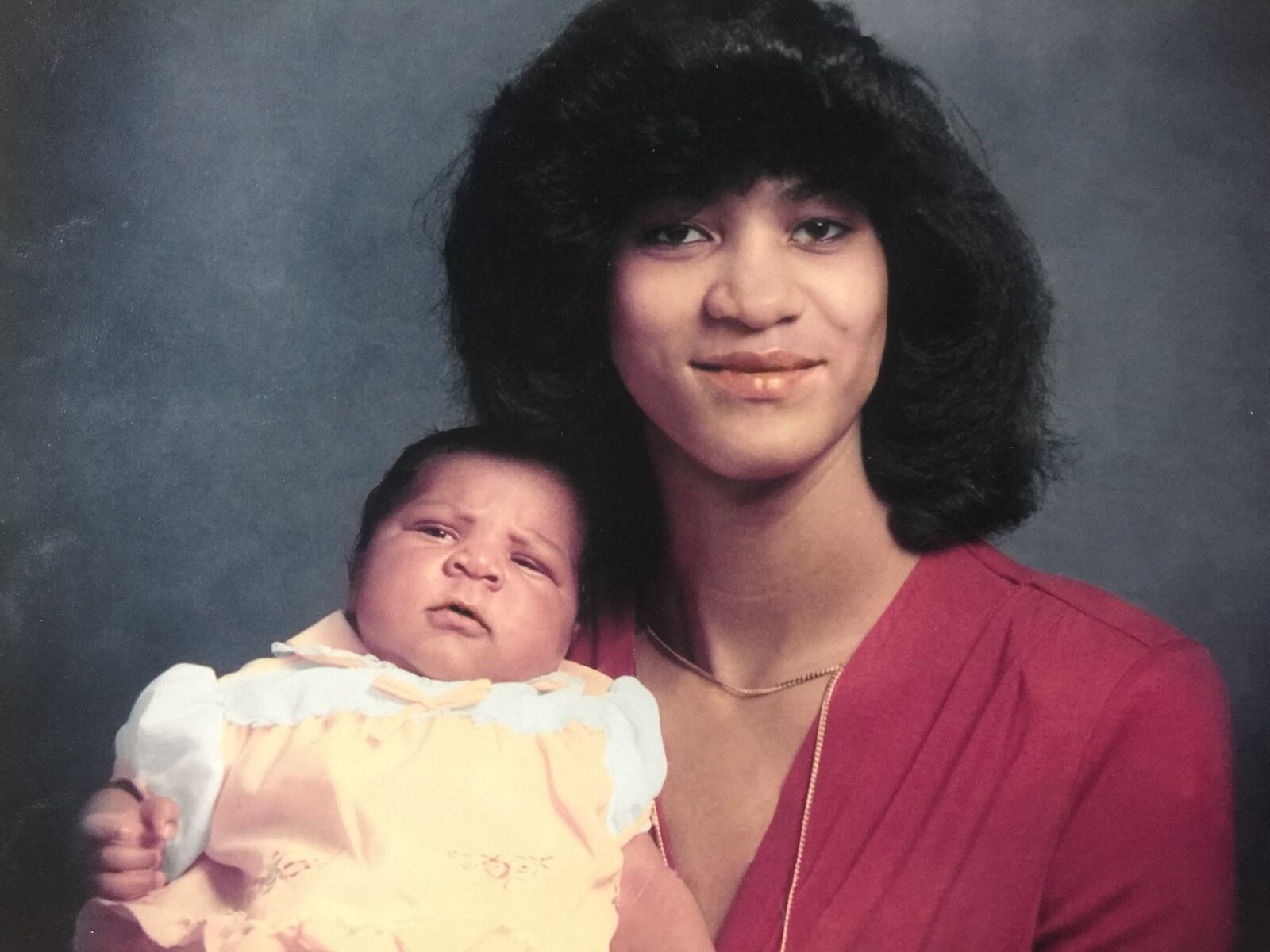 The future heavyweight boxer and actress as a baby: Chia Fei Asbury in the arms of her then 19-year-old mom Lisa Asbury. Chia Fei, now 42 and an aspiring pro boxer, is making her movie debut October 12 and also has ventured into modelling. She makes her hometown boxing debut, after three bouts on the road, October 19 in Trotwood. Lisa – who Chia calls my “Momanager” – handles much of the management and promotion of her daughter’s fight career. CONTRIBUTED