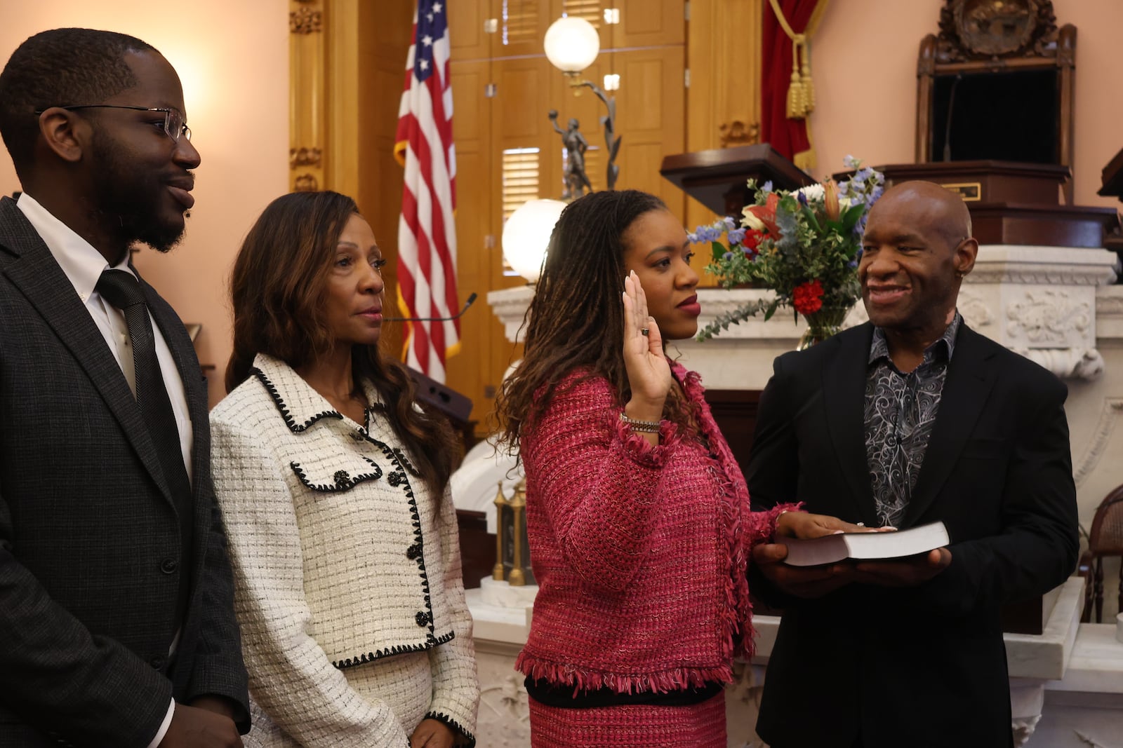 Rep. Desiree Tims, D-Dayton, took her oath of office on Monday, Jan. 6, 2024 to join Ohio's 136th General Assembly.