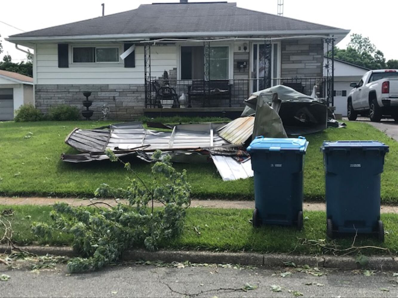 PHOTOS: Daylight reveals widespread damage from Monday storms