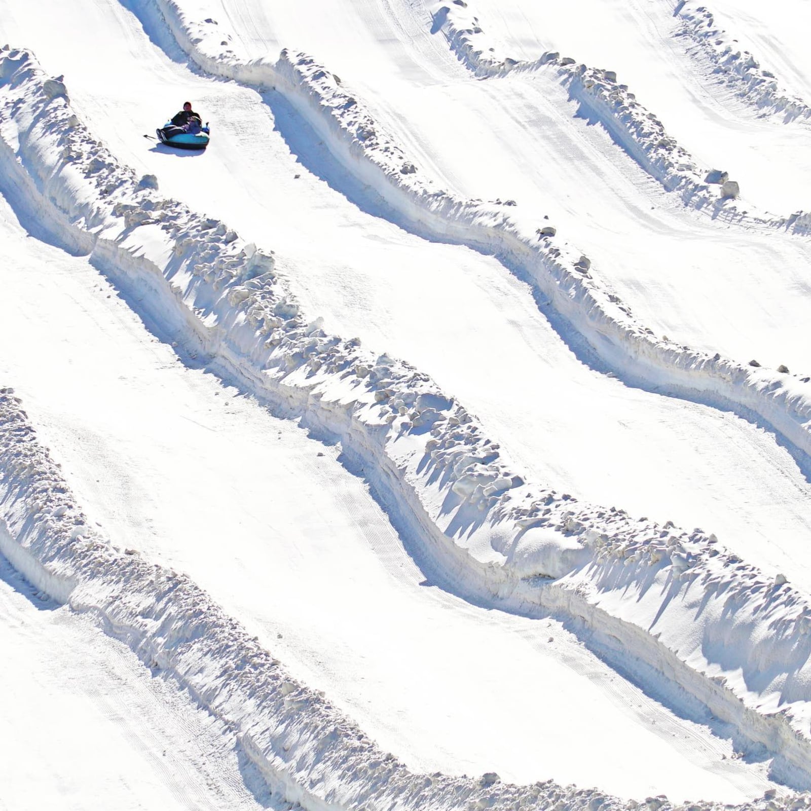 Mad River Mountain's Avalanche Tubing Park is Ohio's larges snow tubing park with 10 lanes stretching over 1,000 feet. (Source: Mad River Mountain Facebook)