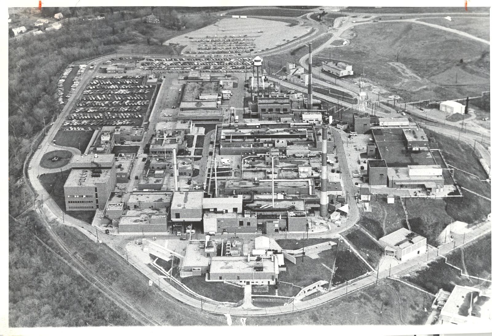 Aerial view of Mound Laboratories in 1978.  FILE