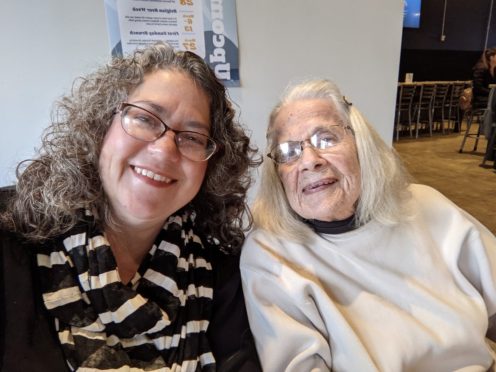 Lucy Baker and her mother, Patty Yanko