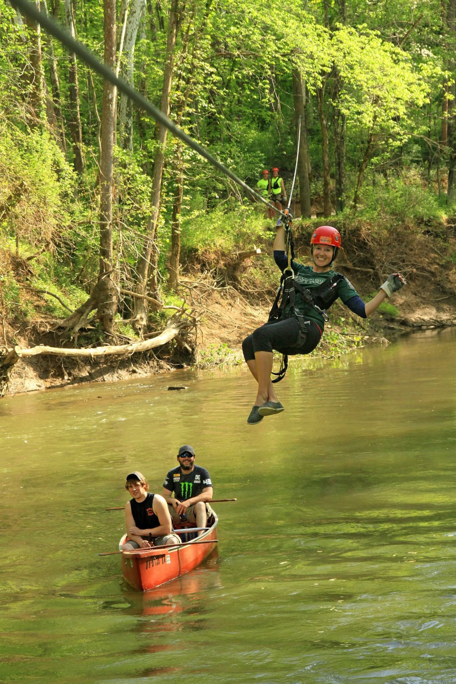 A variety of high-flying adventures are offered by Hocking Hills Canopy Tours. CONTRIBUTED