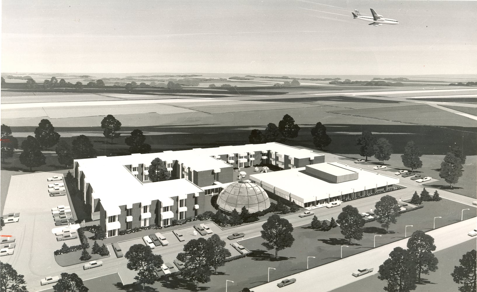 Look back: Cox Municipal Airport