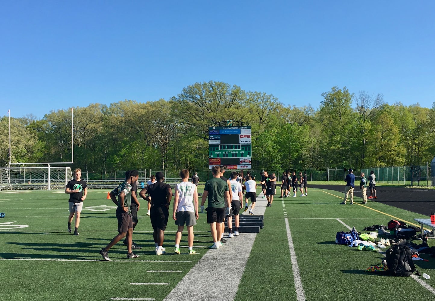 Area high schools host college football scouting combine