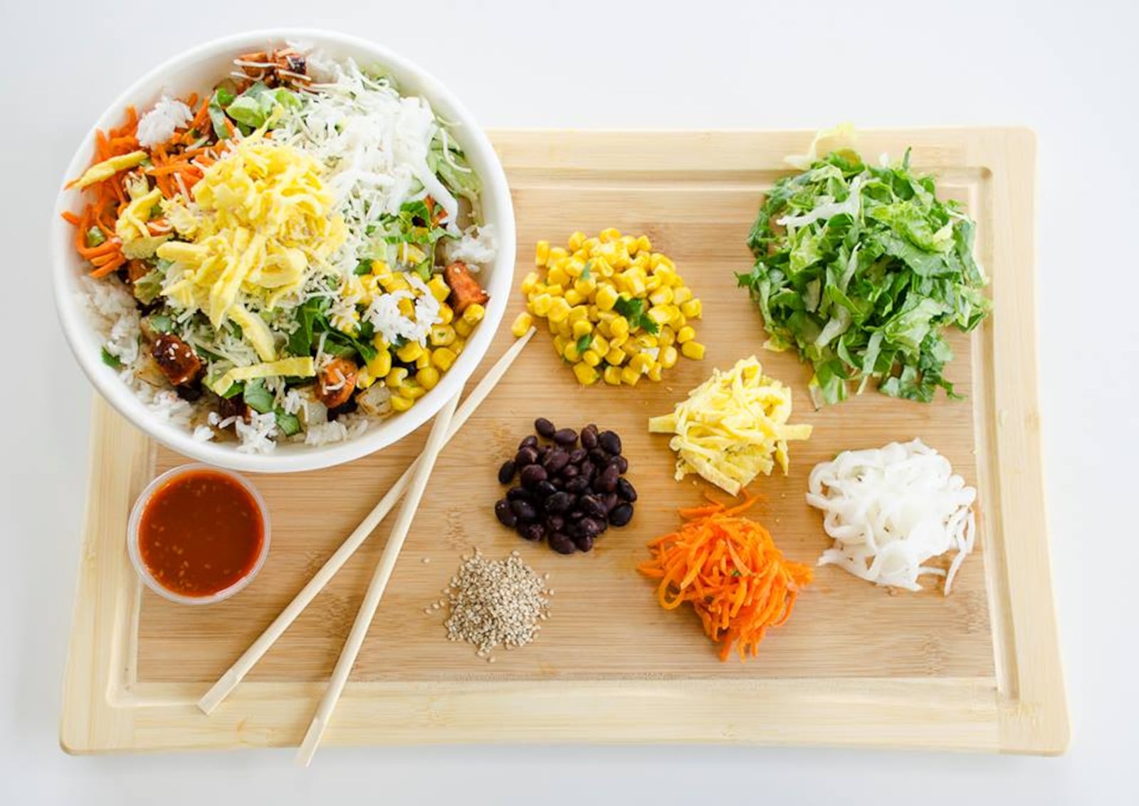 Bibibop specializes in Korean dishes served in a fast-casual serving style that allows diners to customize their rice bowls. Photo from Bibibop Asian Grill Facebook page