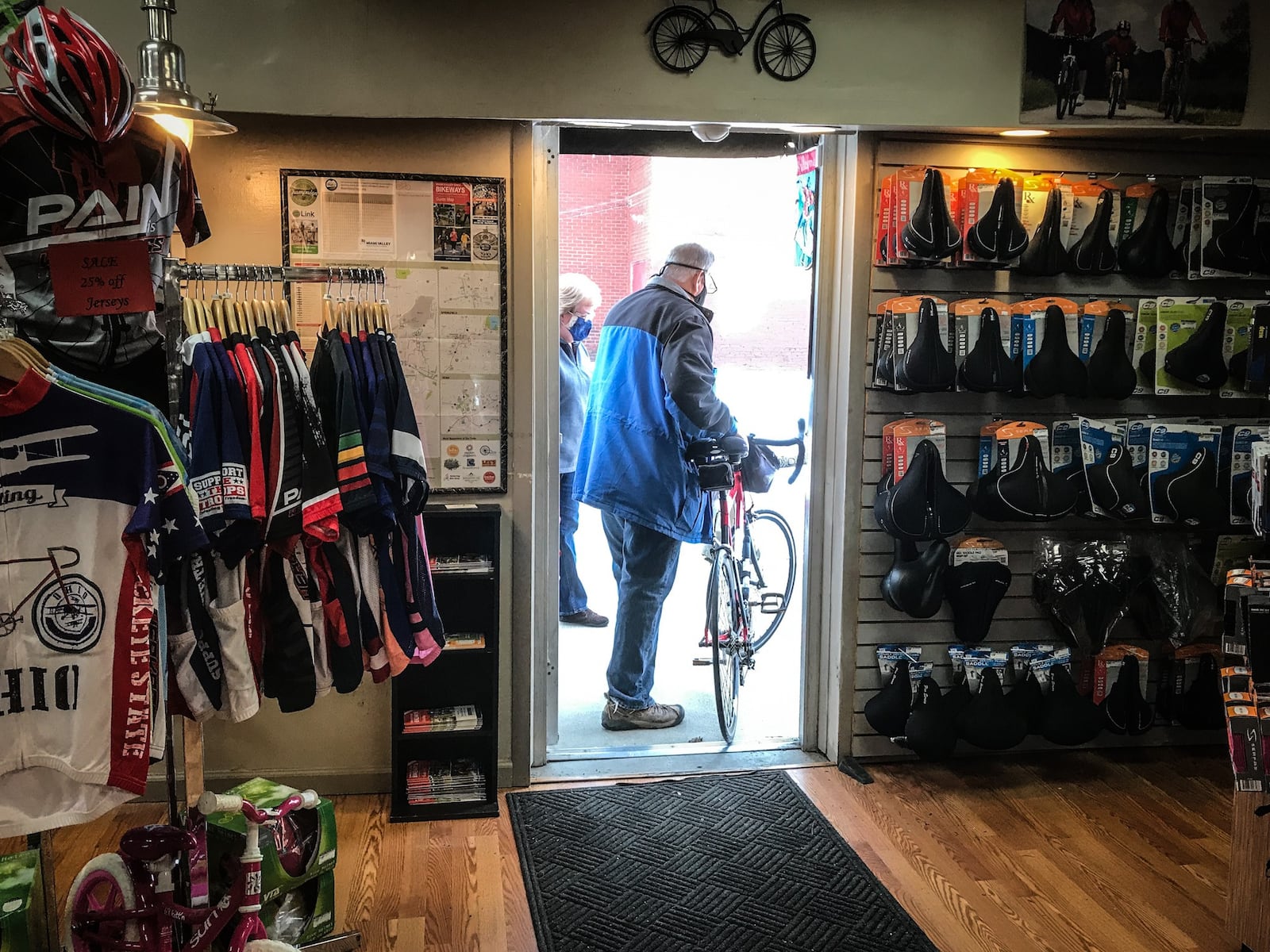 Whitman's Bike Way Bike Shop is a full service shop they now have a large selection of e-bikes.