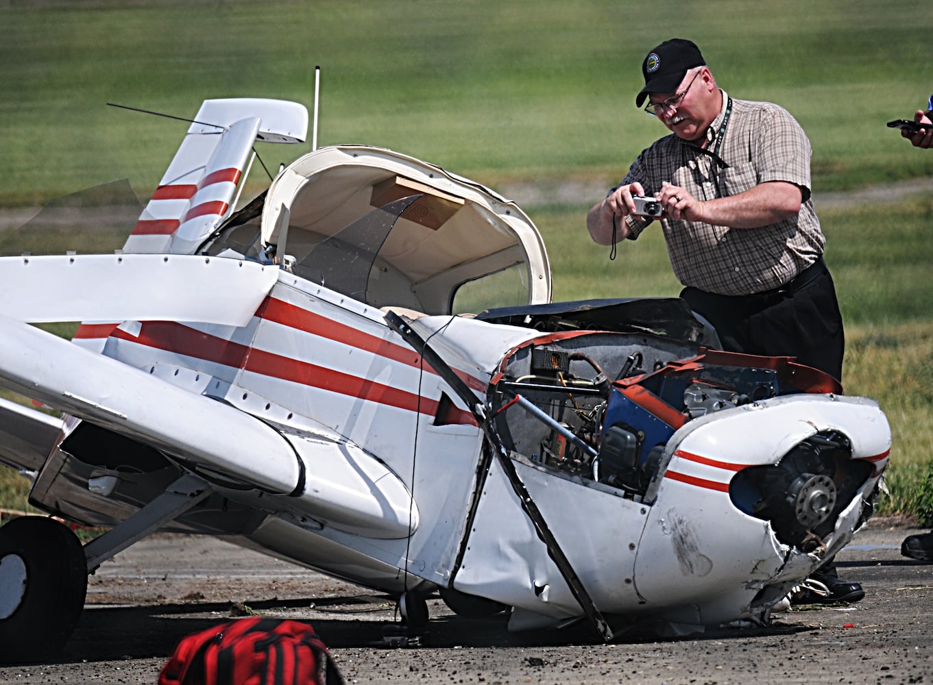 PHOTOS: Plane crashes at Butler County Regional Airport